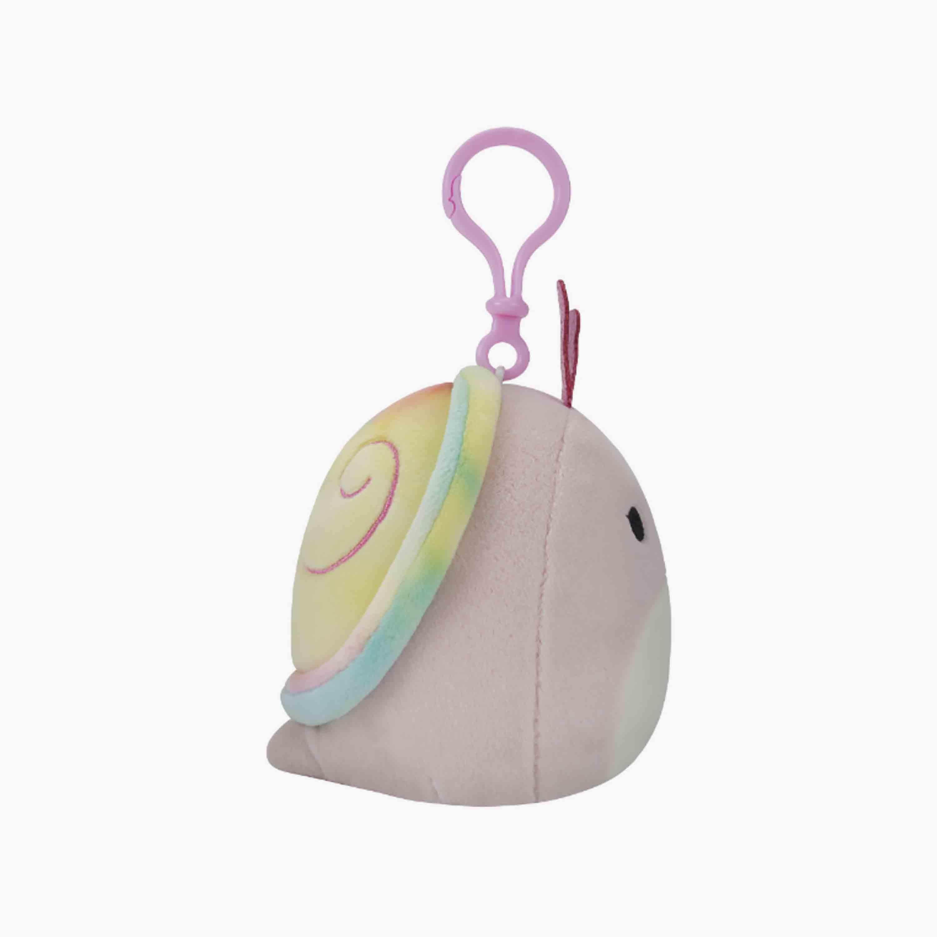 Squishmallow 3.5'' Silvina the Winking Snail Clip-On Plush Toy-toys-plushsofttoys-animals-image-3
