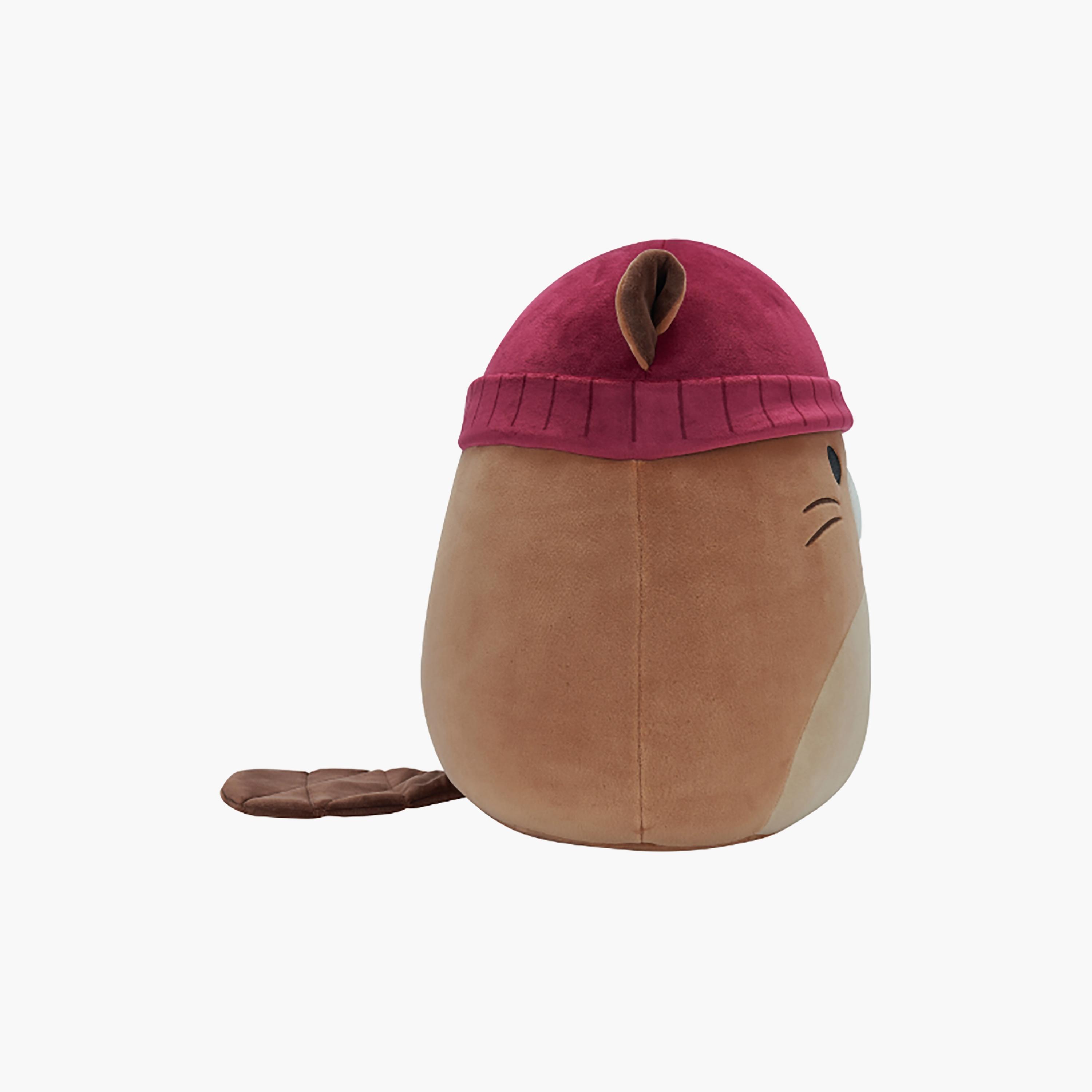 لعبة القندس في قبعة صغيرة القطيفة مقاس 7.5 بوصة من سكويشمالوز-toys-plushsofttoys-animals-image-3