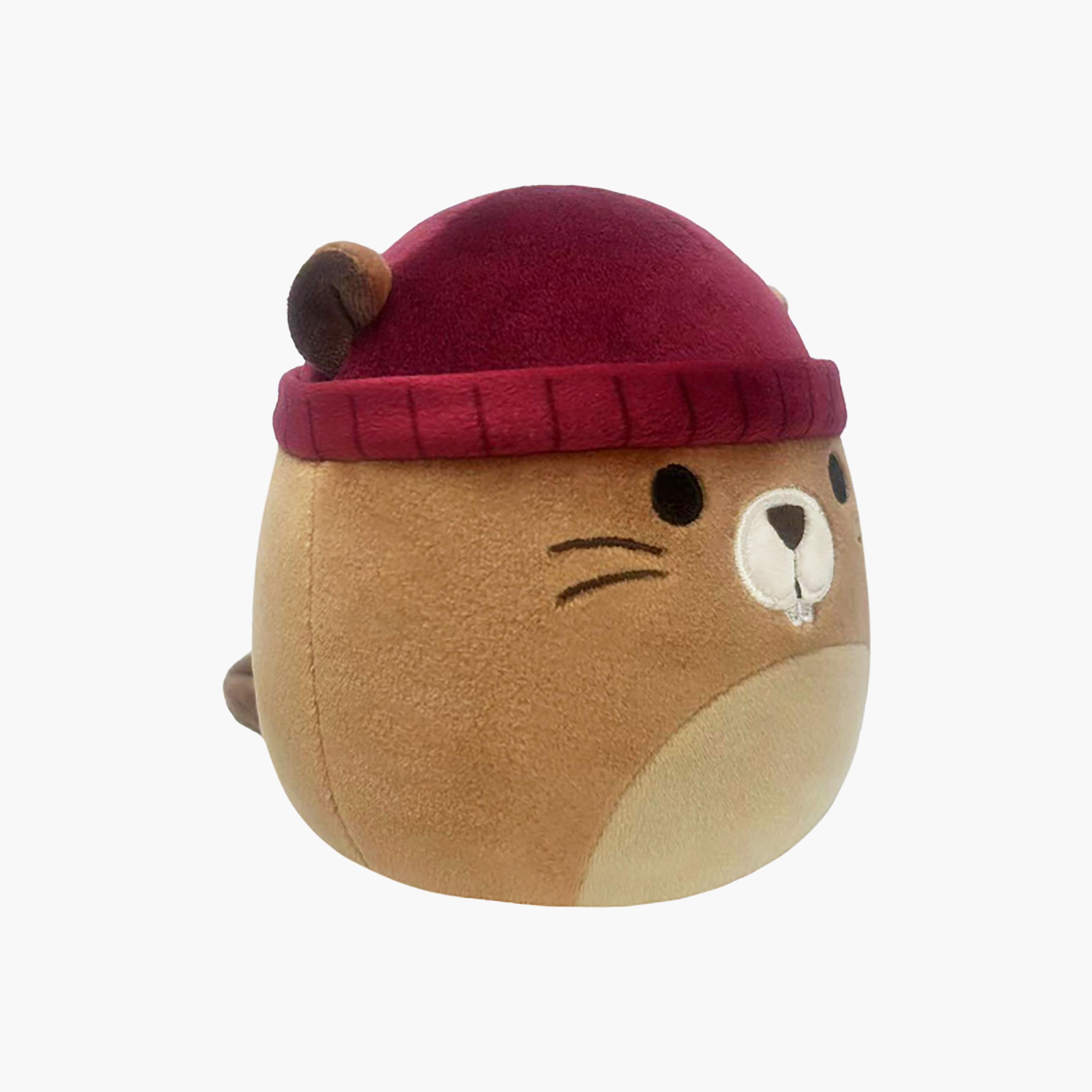 لعبة القندس في قبعة صغيرة القطيفة مقاس 7.5 بوصة من سكويشمالوز-toys-plushsofttoys-animals-image-4