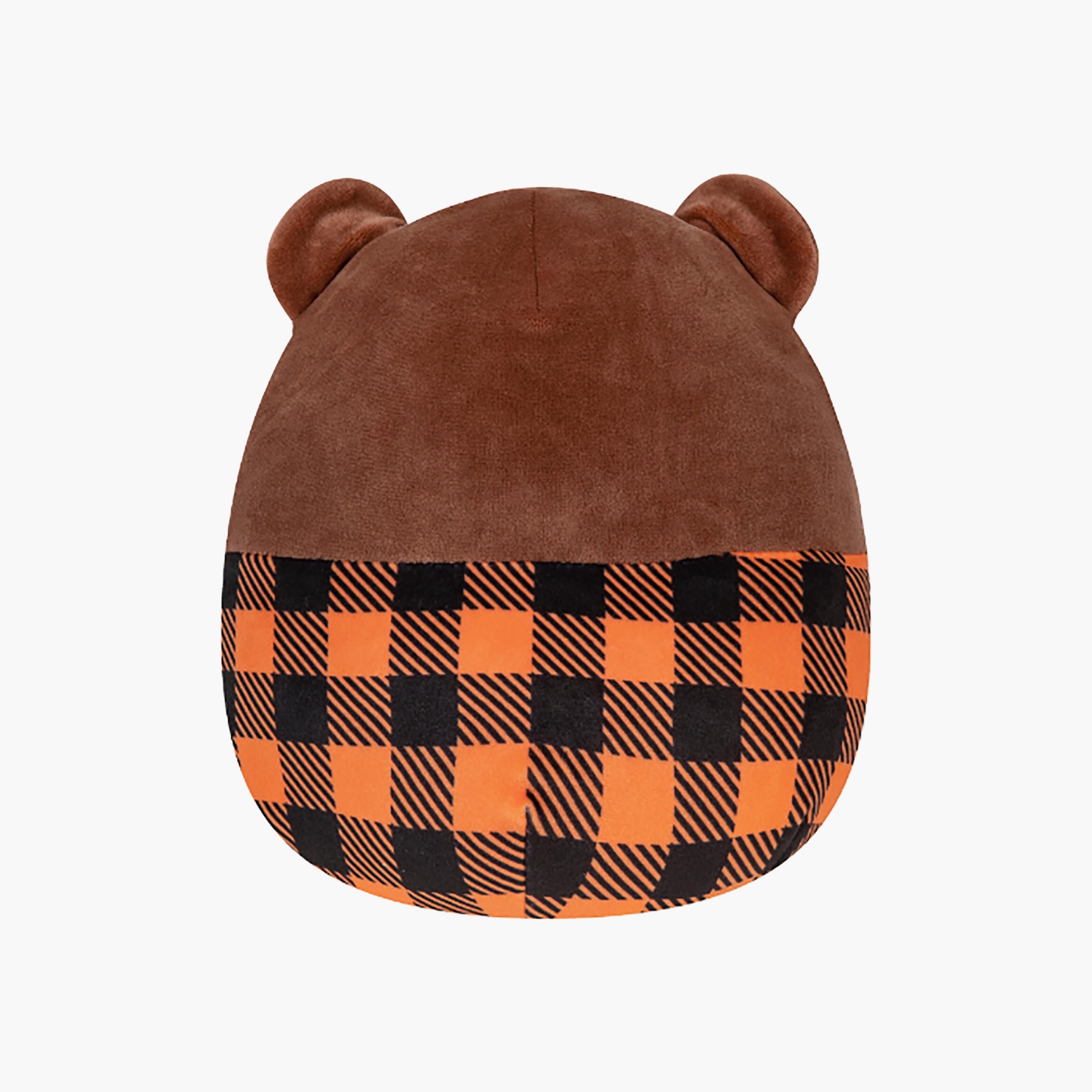 Squishmallows the 7.5'' Omar the Brown Bear W/Plaid Jacket Plush Toy-toys-plushsofttoys-animals-image-2
