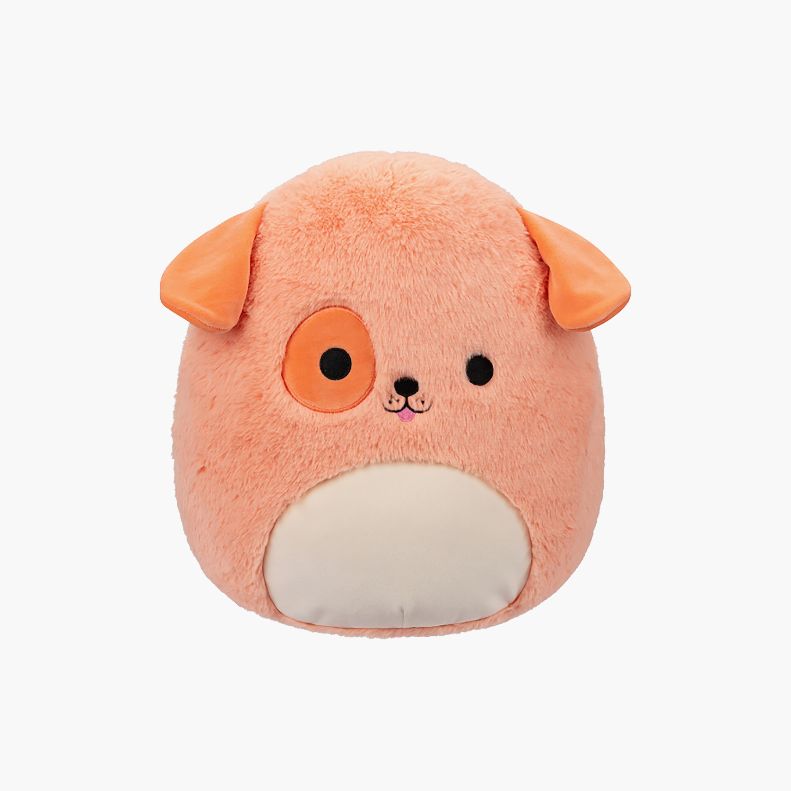 Squishmallows 12'' Fuzzamallow Drella the Peach Dog Plush Toy-toys-plushsofttoys-animals-image-1