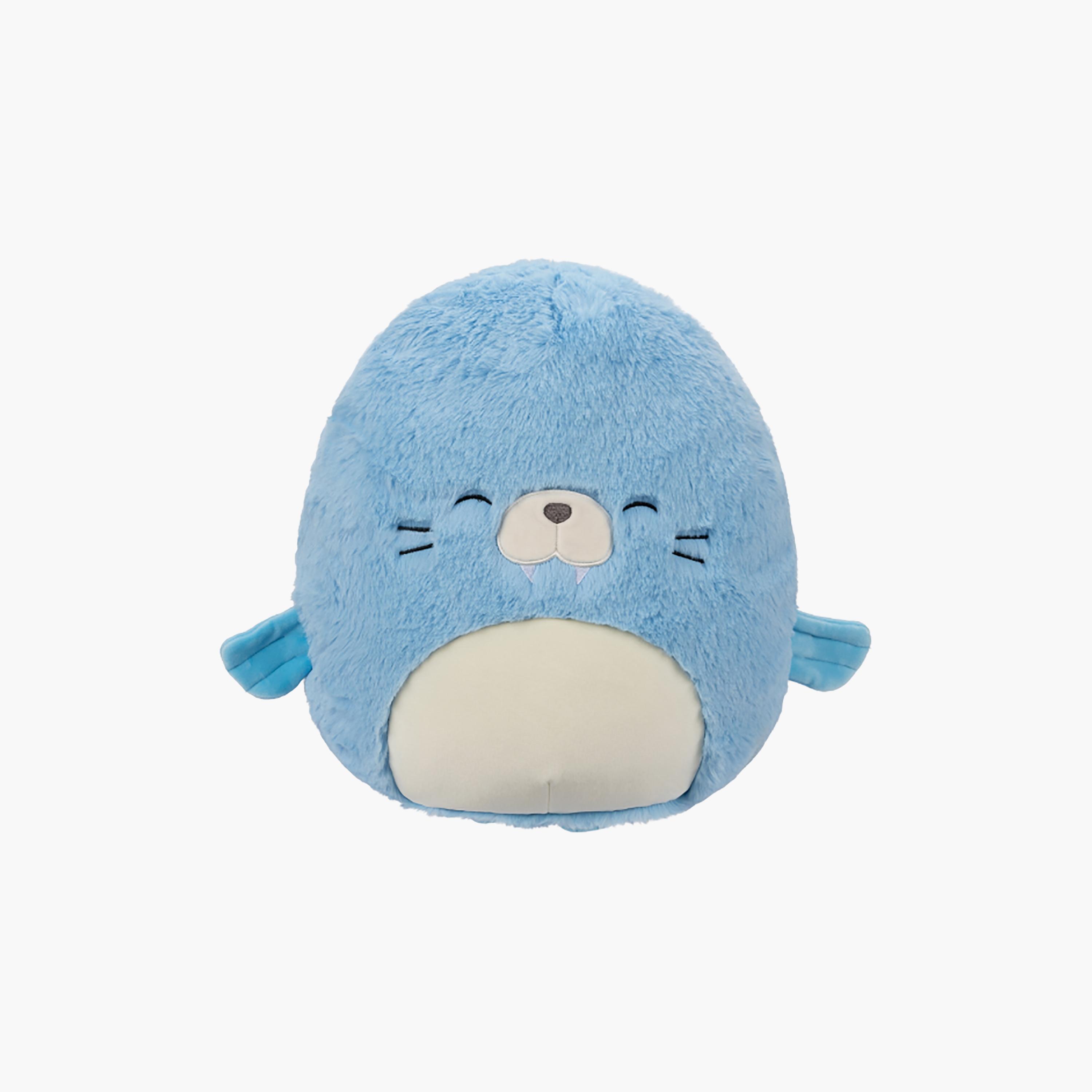 Squishmallows 12'' Fuzzamallow Harvey the Blue Walrus Plush Toy-toys-plushsofttoys-animals-image-1