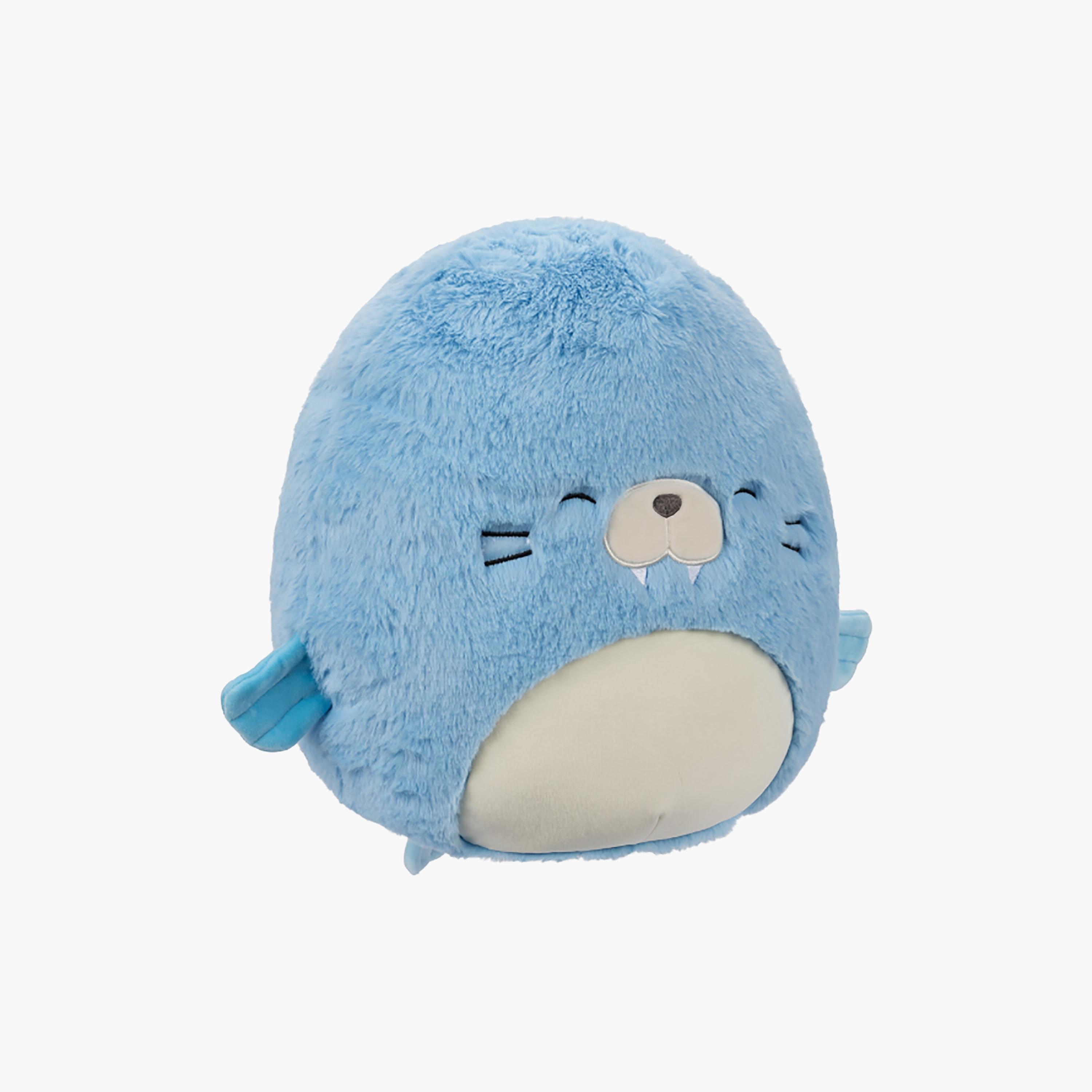 Squishmallows 12'' Fuzzamallow Harvey the Blue Walrus Plush Toy-toys-plushsofttoys-animals-image-4