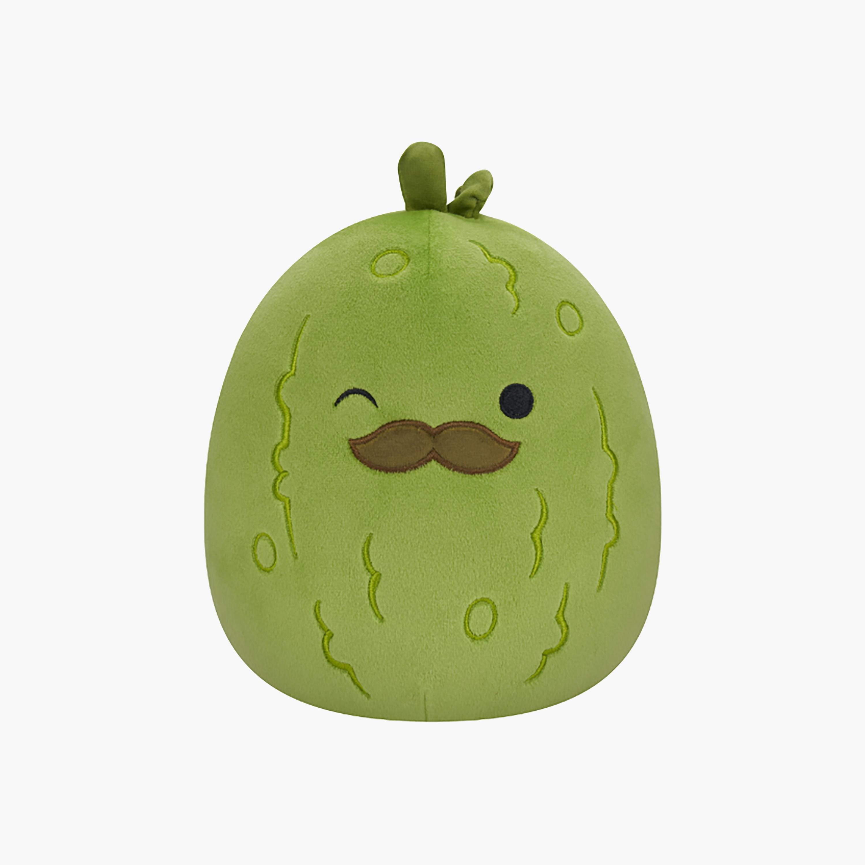 Squishmallows 7.5'' Charles the Pickle W/Mustache Plush Toy-toys-plushsofttoys-animals-image-1