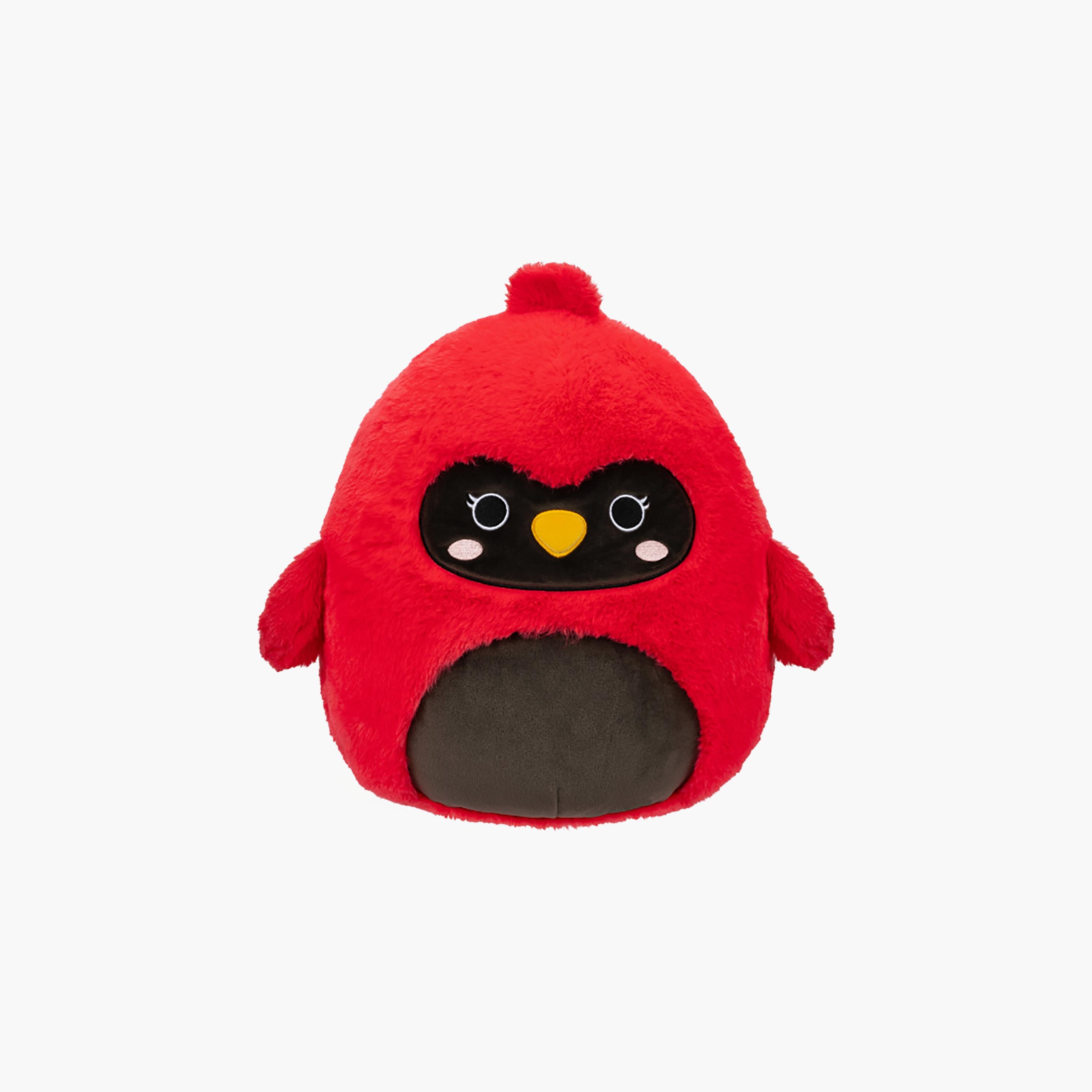 Squishmallows 12'' Fuzzamallow Cazlan the Red Cardinal Plush Toy-toys-plushsofttoys-animals-image-1