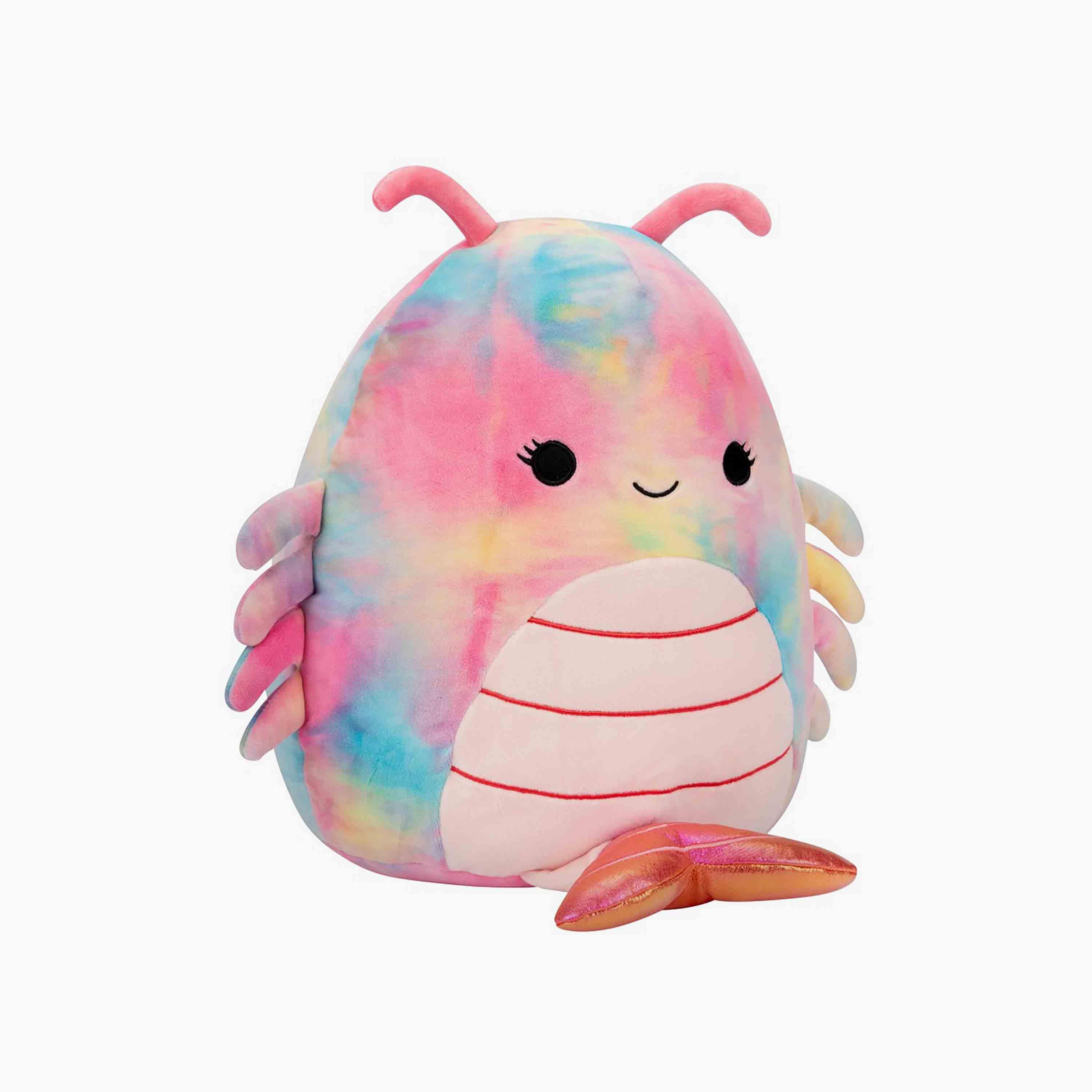 Squishmallows 12'' Candis the Rainbow Tie-Dye Shrimp Plush Toy-toys-plushsofttoys-animals-image-2