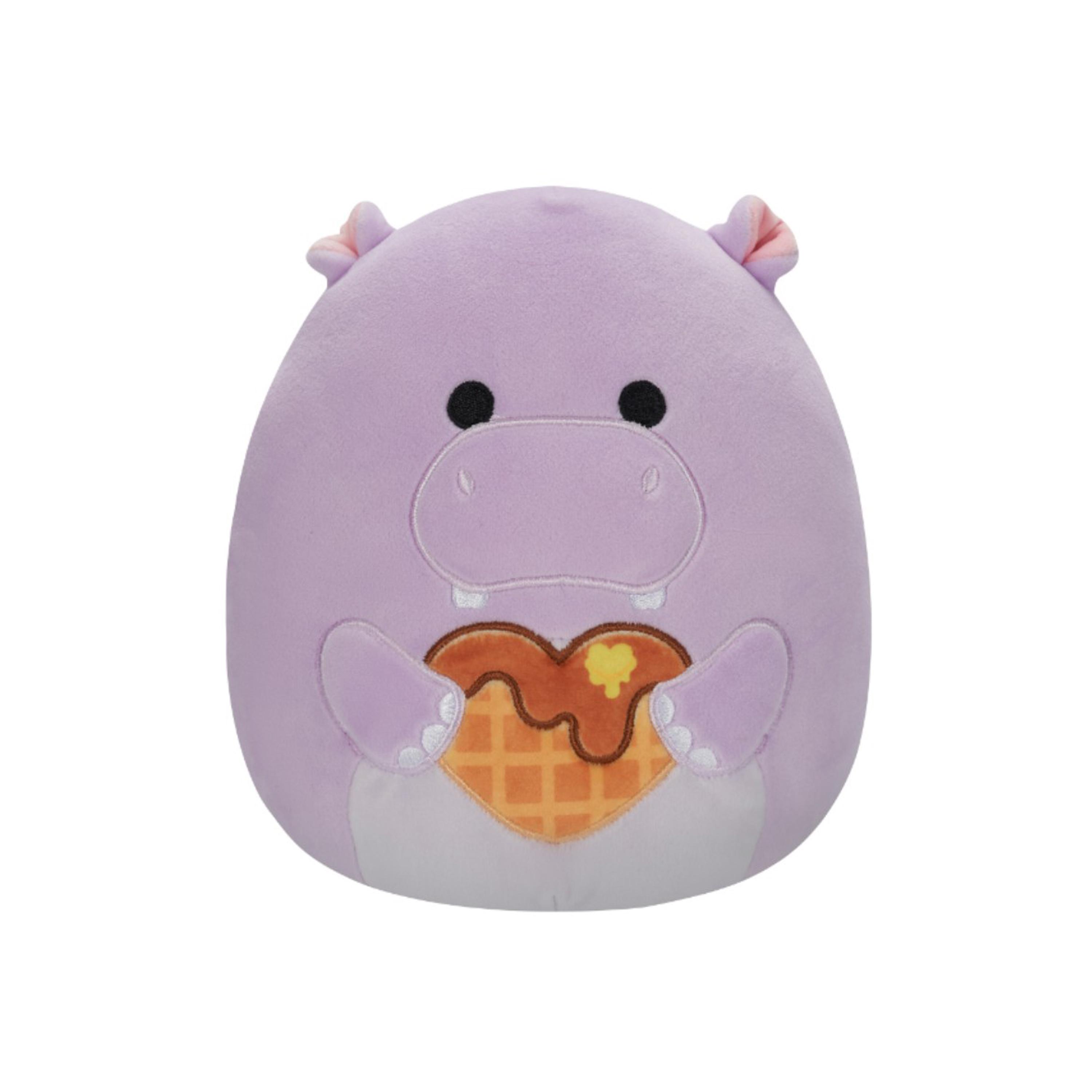 لعبة محشوة فرس النهر هانا 7.5 بوصة من سكويشميللو-toys-plushsofttoys-animals-image-1