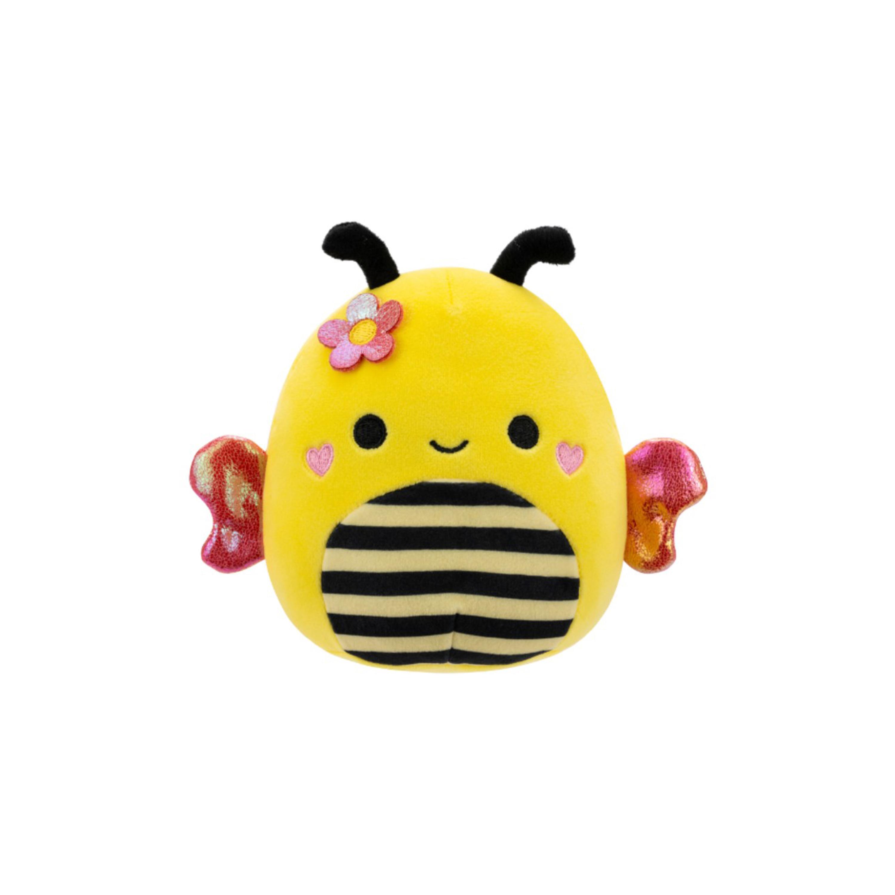 لعبة محشوة النحلة الصفراء صاني + النحلة الوردية ليوني 7.5 بوصة من سكويشميللو-toys-plushsofttoys-animals-image-3