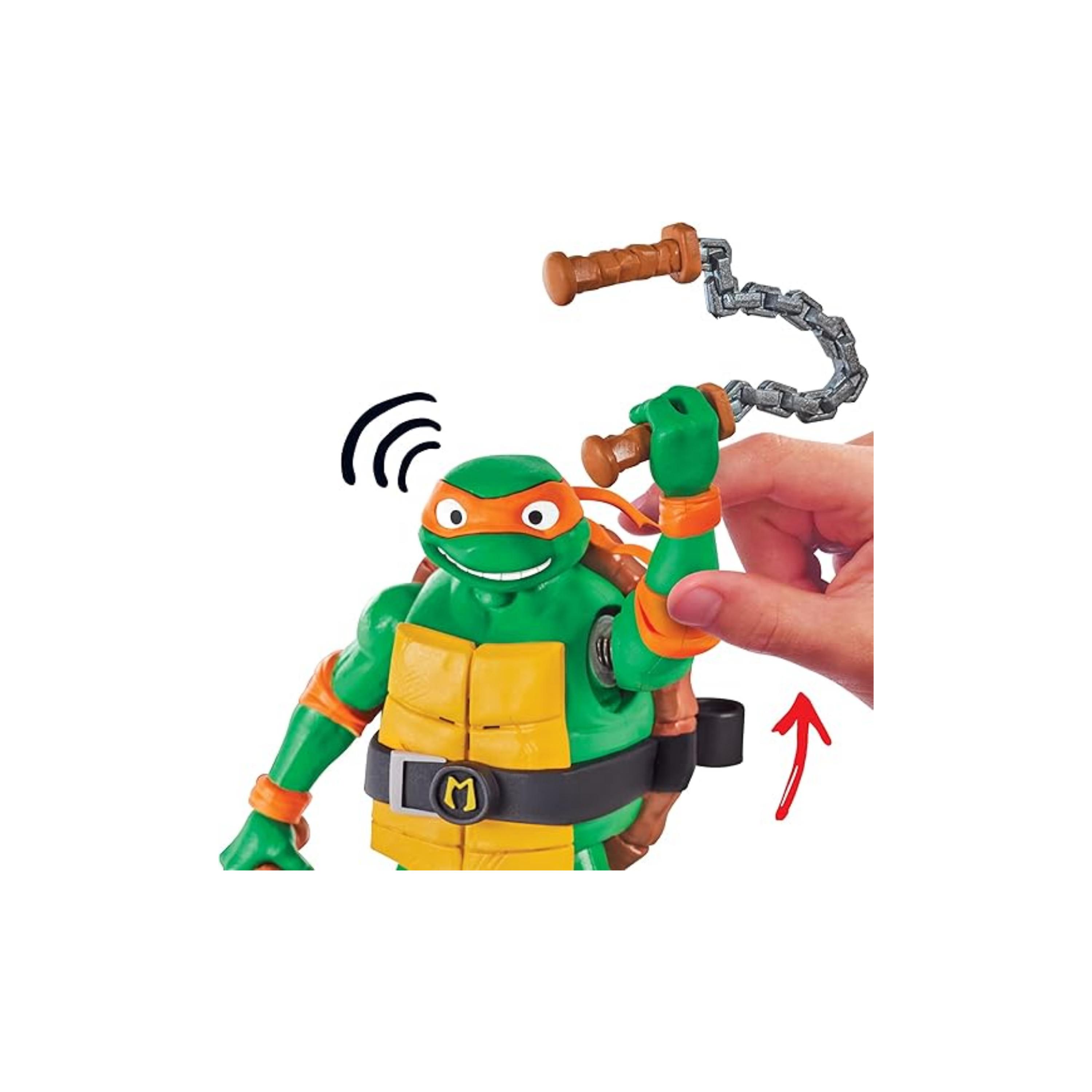 Teenage Mutant Ninja Turtle Ninja Shouts Michelangello Action Figure-toys-playfigures-actionfigures-image-2