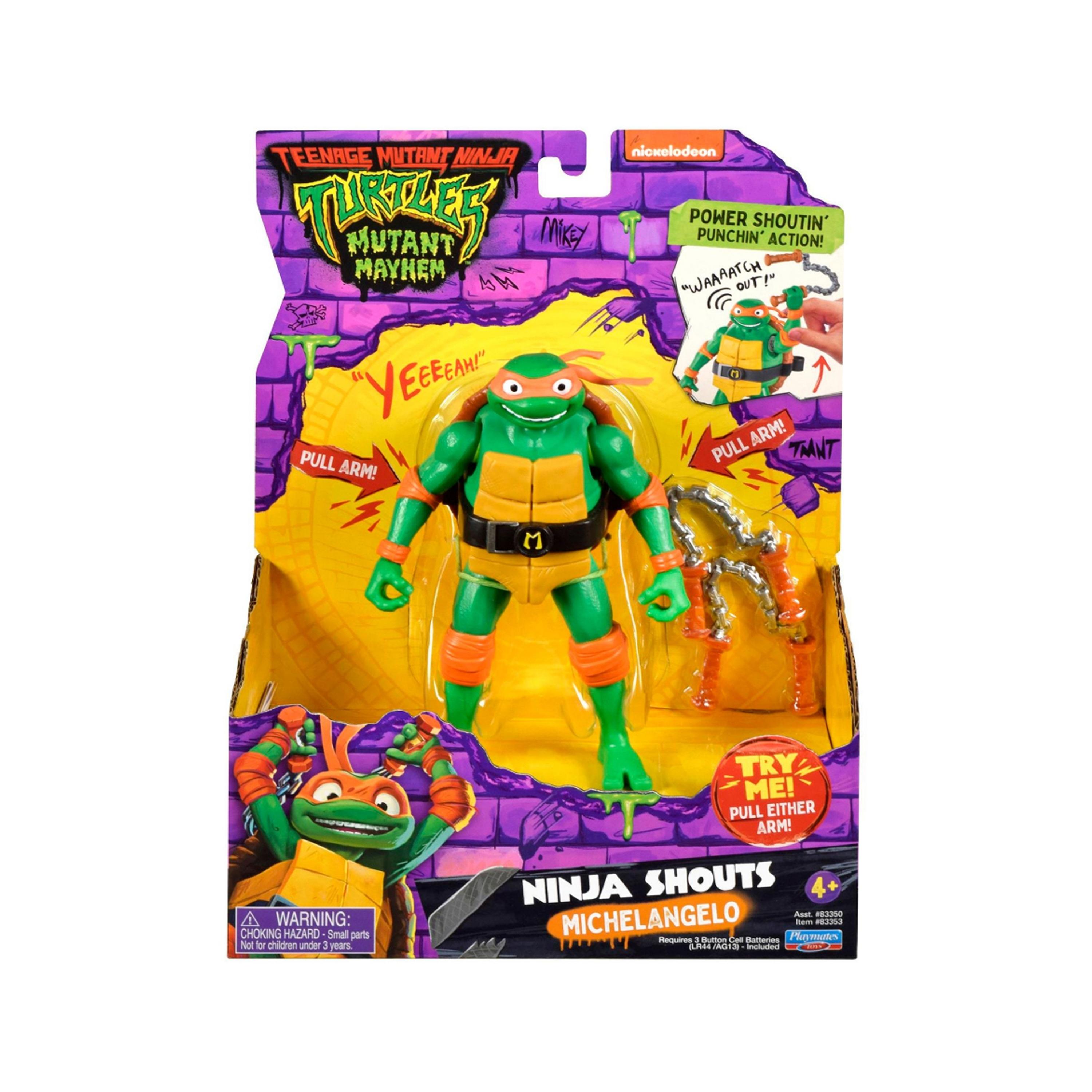 Teenage Mutant Ninja Turtle Ninja Shouts Michelangello Action Figure-toys-playfigures-actionfigures-image-5