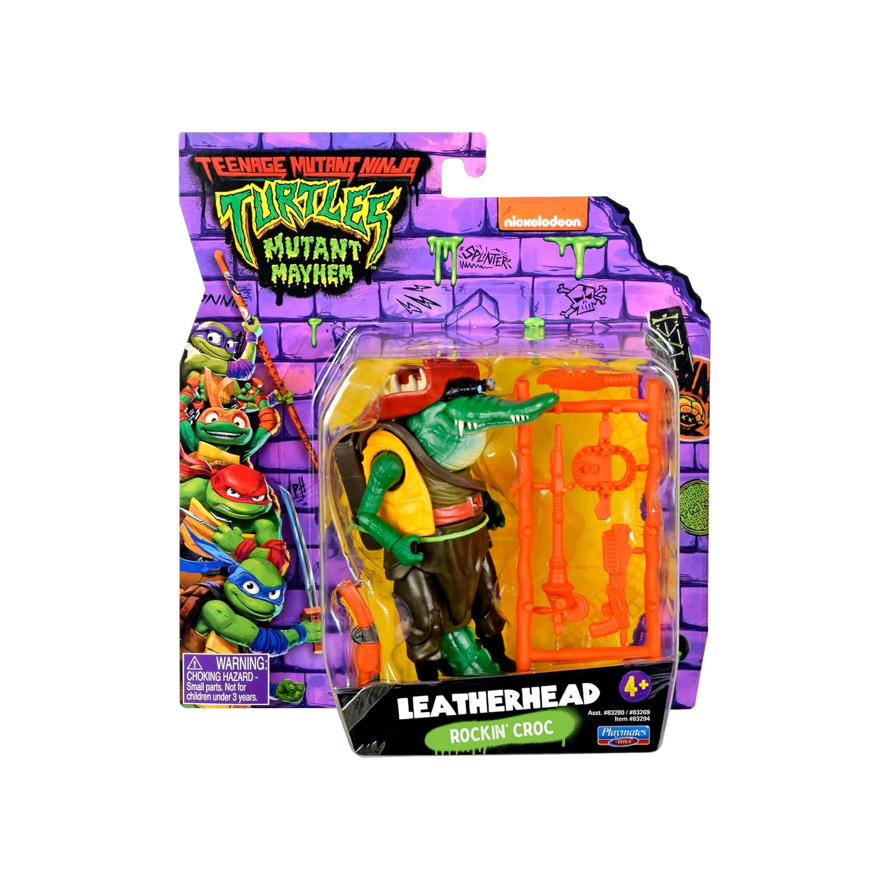 Teenage Mutant Ninja Turtle Leatherhead Rockin Croc Action Figure-toys-playfigures-actionfigures-image-5