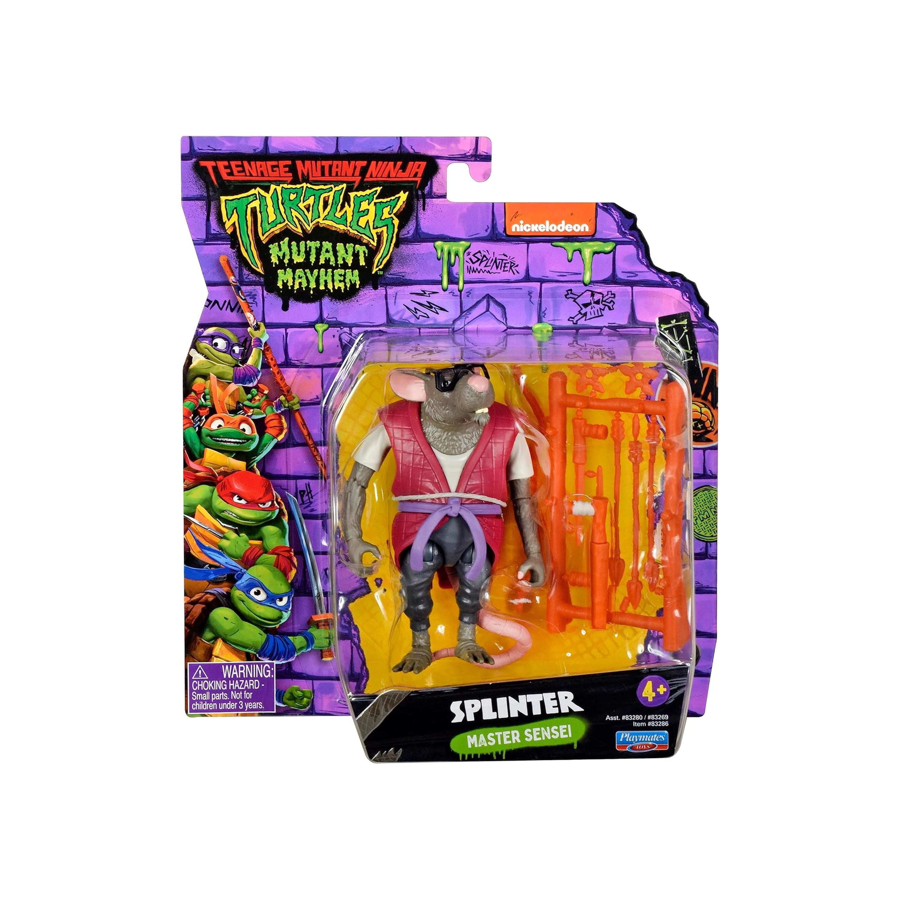Teenage Mutant Ninja Turtle Splinter Master Sensei Action Figure-toys-playfigures-actionfigures-image-3