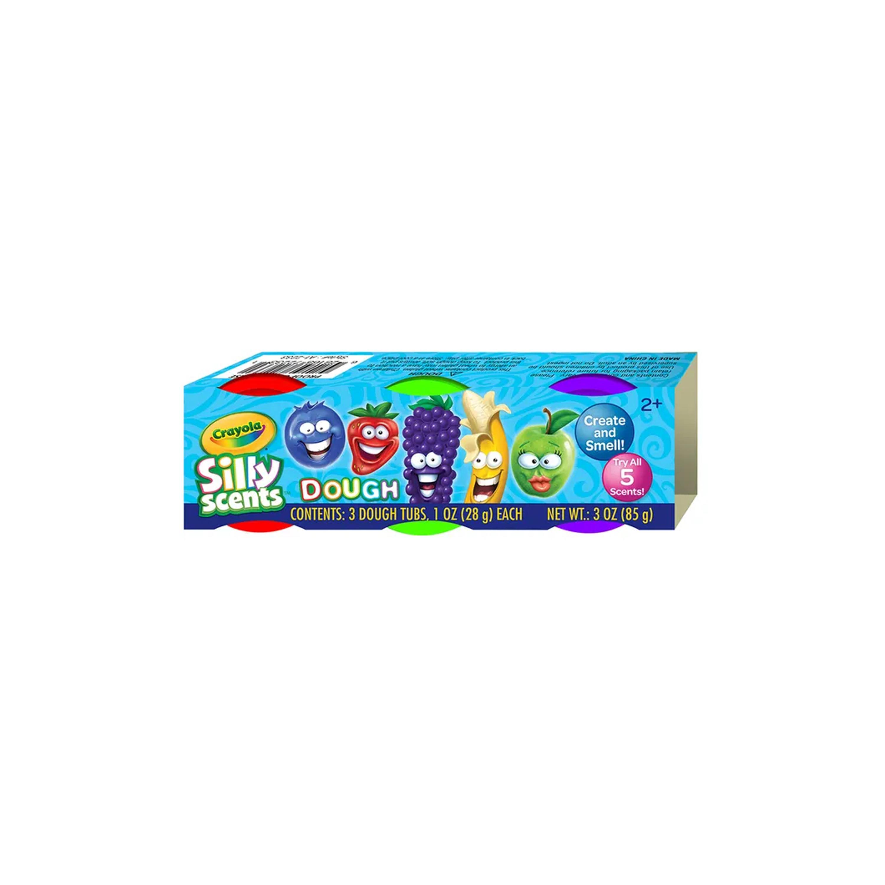 Crayola 3-Piece Silly Scents Scent Dough In Sleeves - Assorted - 1 oz x 3-school-artsandcrafts-image-1
