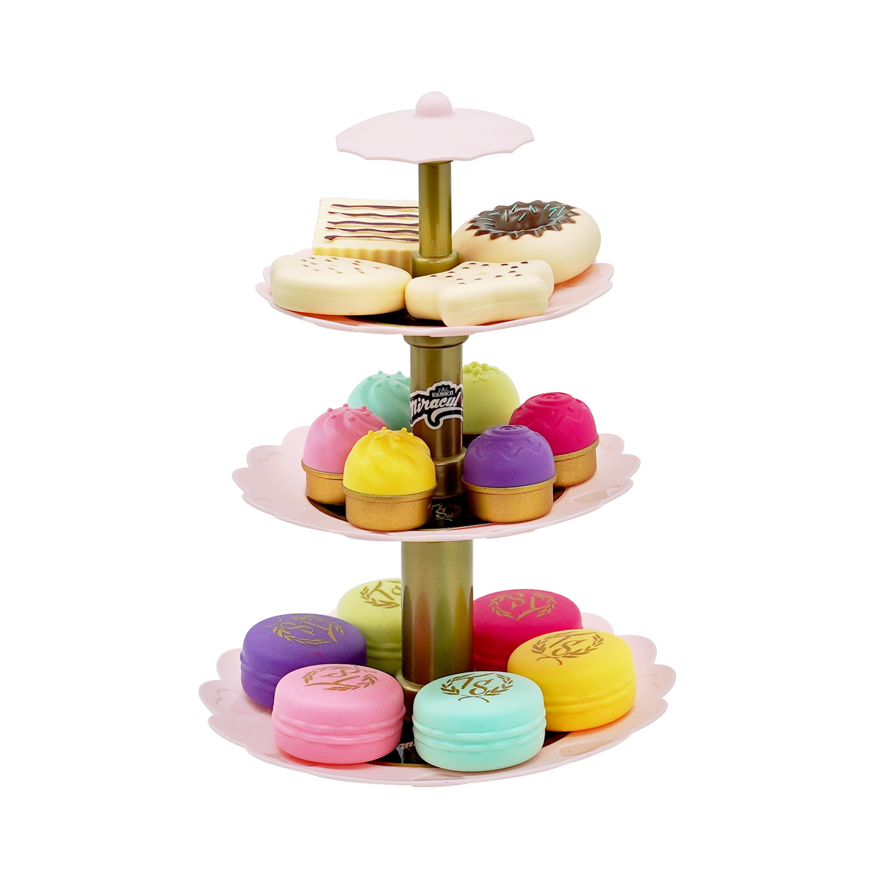 Miraculous Ladybug Macaron Stand Play Set-toys-roleplay-playfoods-image-3