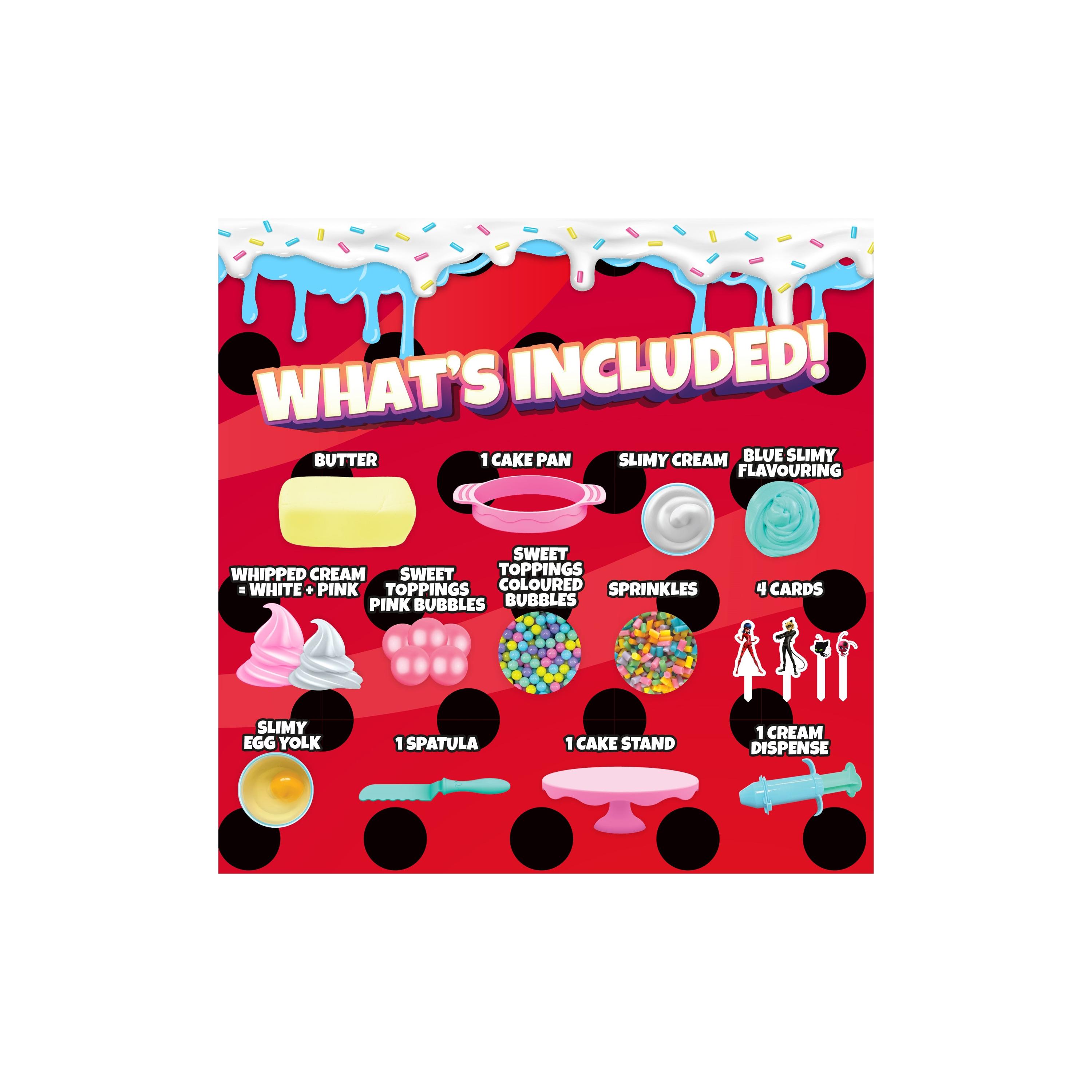 Miraculous Ladybug Sprinkles N Slimy Birthday Cake Creations Slime Kit-toys-roleplay-playfoods-image-3