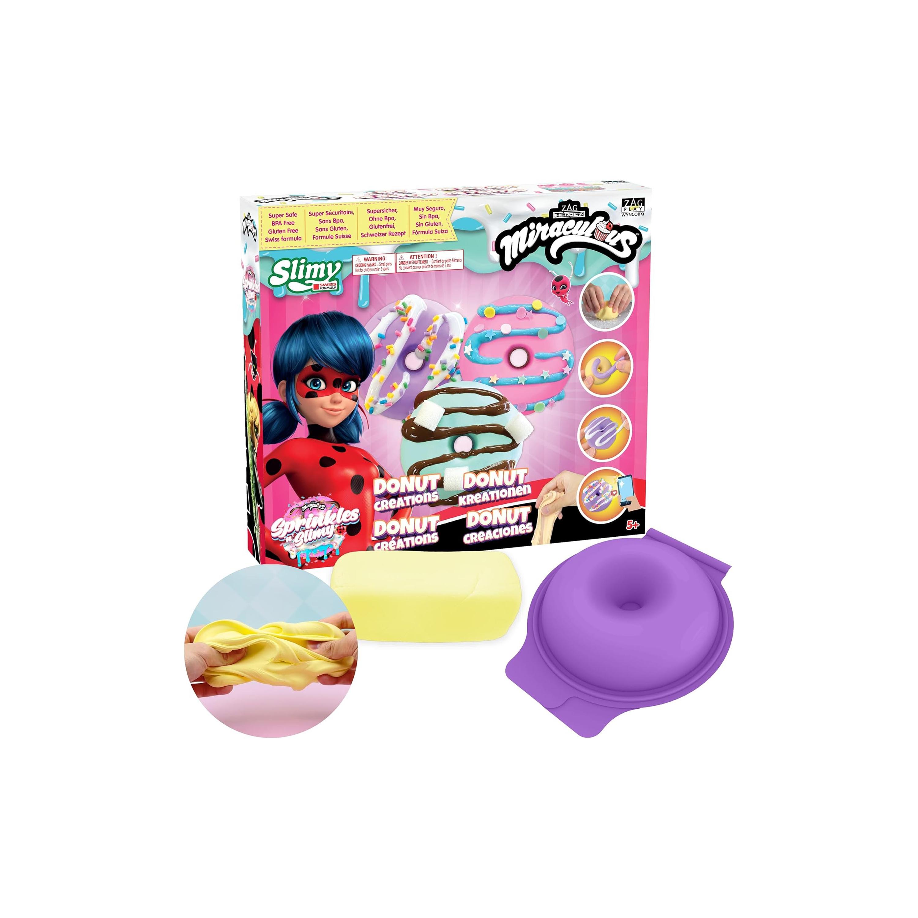 Miraculous Ladybug Sprinkles N Slimy Donut Creations Slime Kit-toys-roleplay-playfoods-image-1