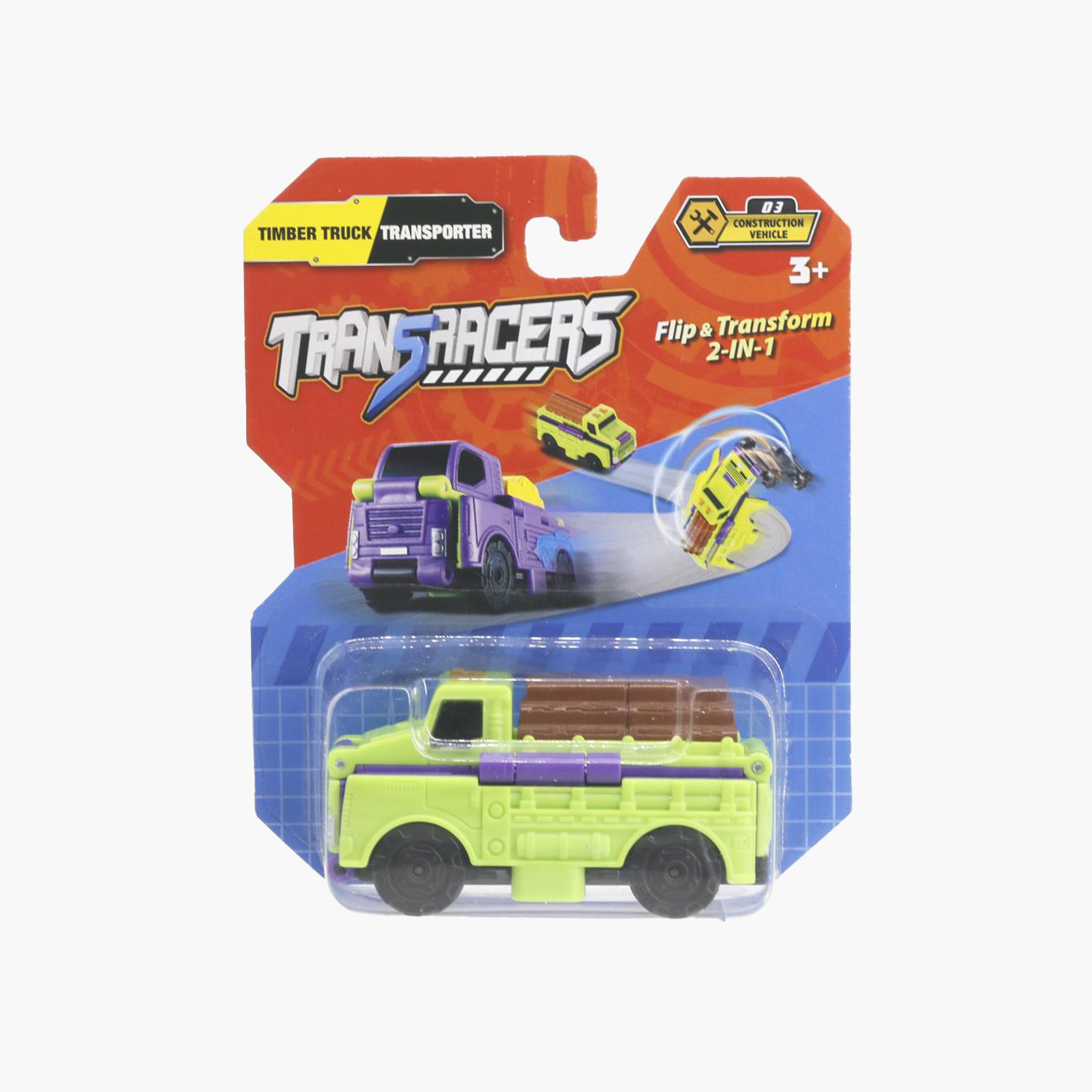 Transracers 2-in-1 Construction Vehicle Log Truck & Transporter-toys-playvehicles-vehicleplaysets-image-3