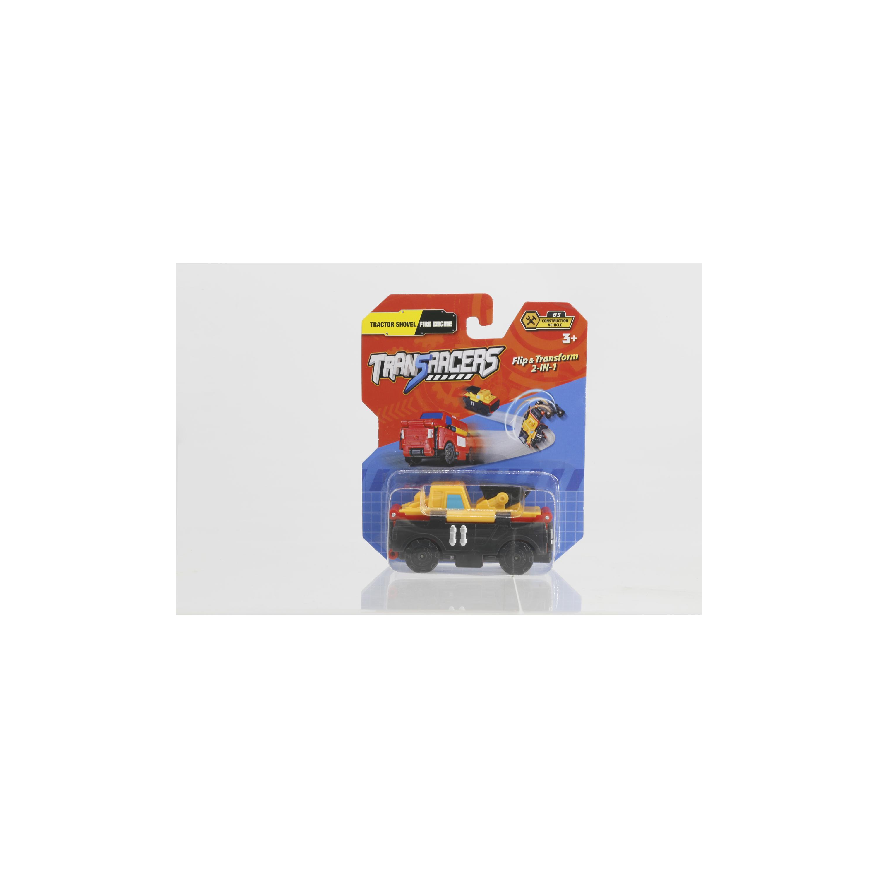جرار مجرفة وسيارة إطفاء مركبة كونس 2 في 1 من ترانسريسرز-toys-playvehicles-vehicleplaysets-image-3