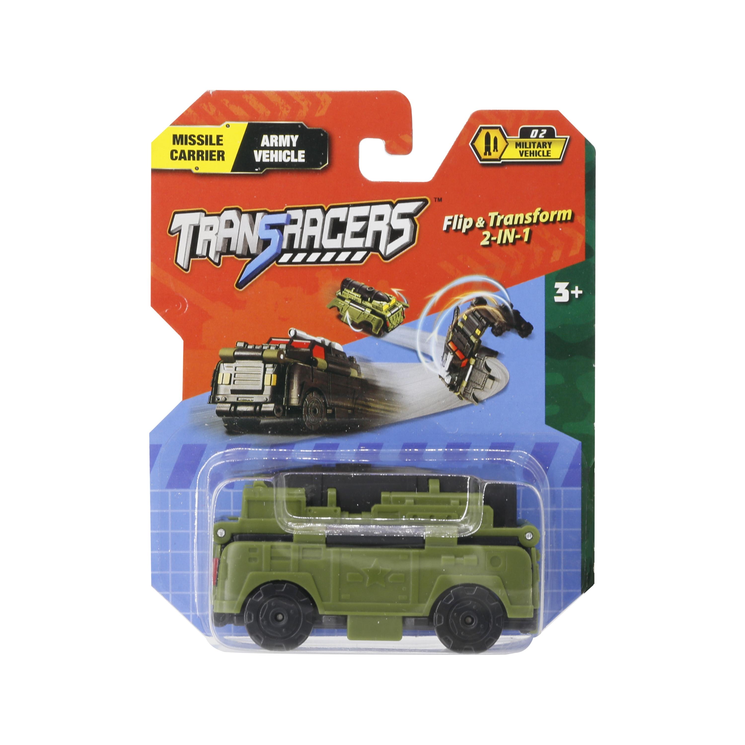 Transracers 2-in-1 Flipcars Missile Carrier & Army Vehicle-toys-playvehicles-cars-image-2