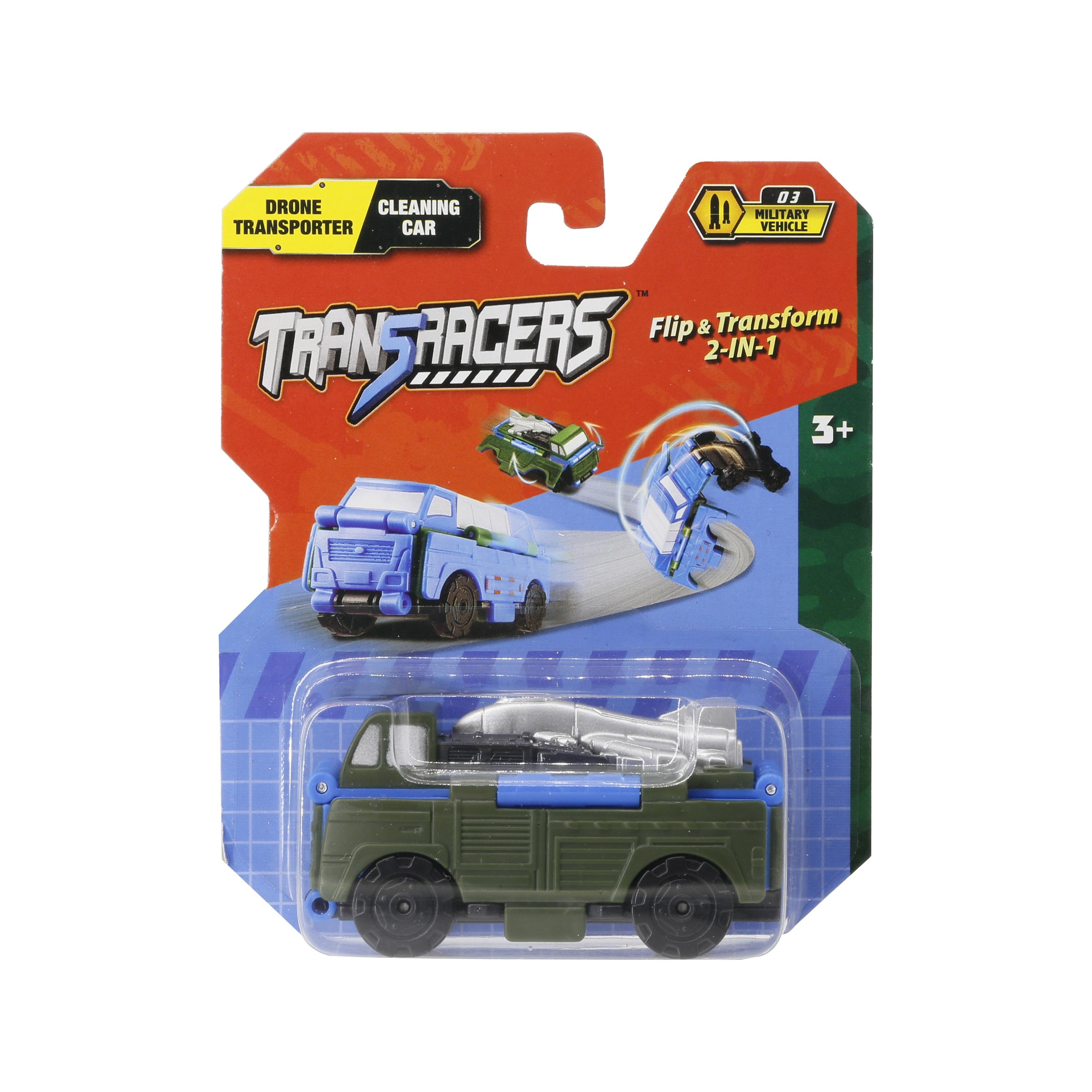 ناقلة طيارة بدون طيار وعربة نظافة قابلة للطي 2 في 1 من ترانسريسرز-toys-playvehicles-cars-image-5