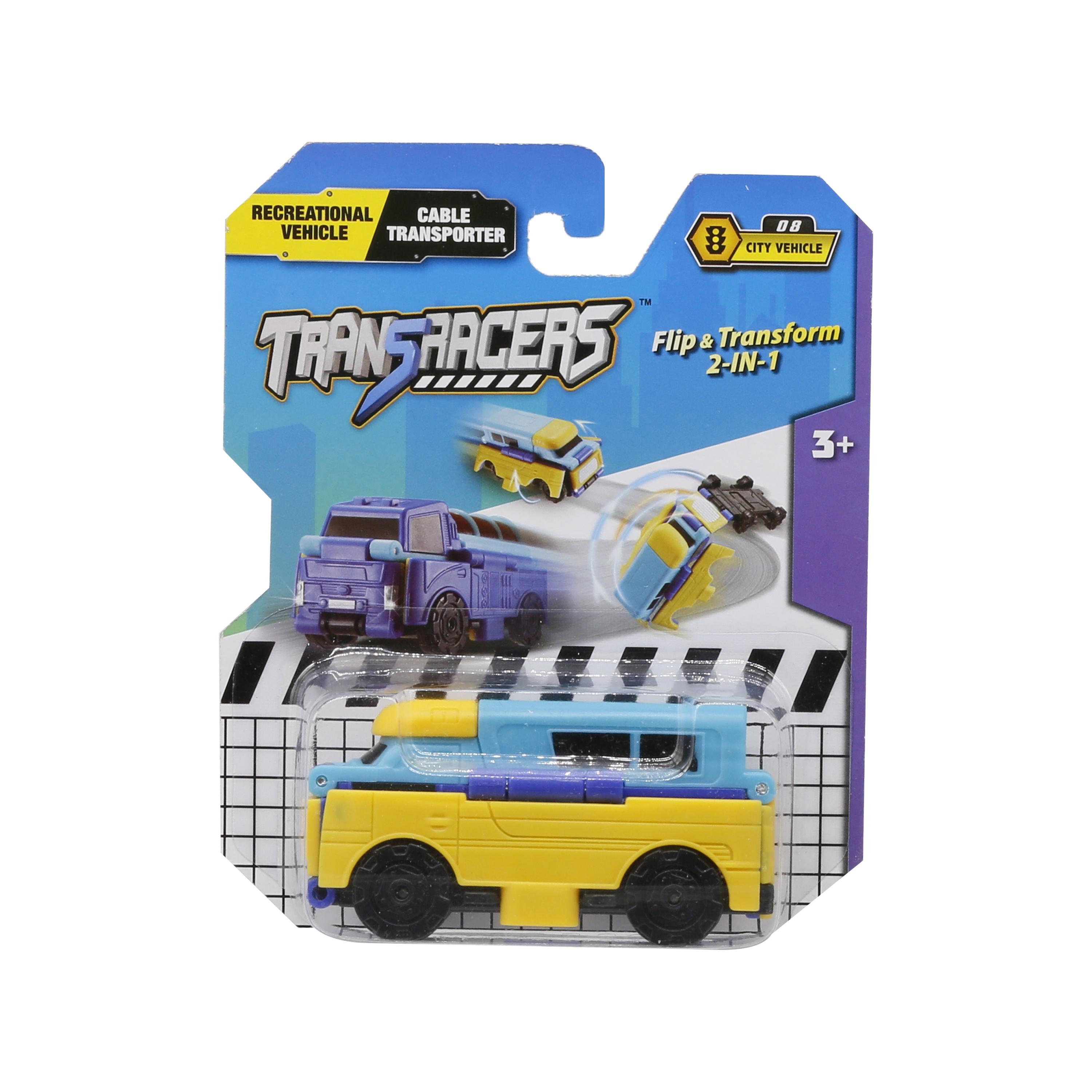 Transracers 2-in-1 Flip Vehicle Caravans Car-toys-playvehicles-cars-image-2