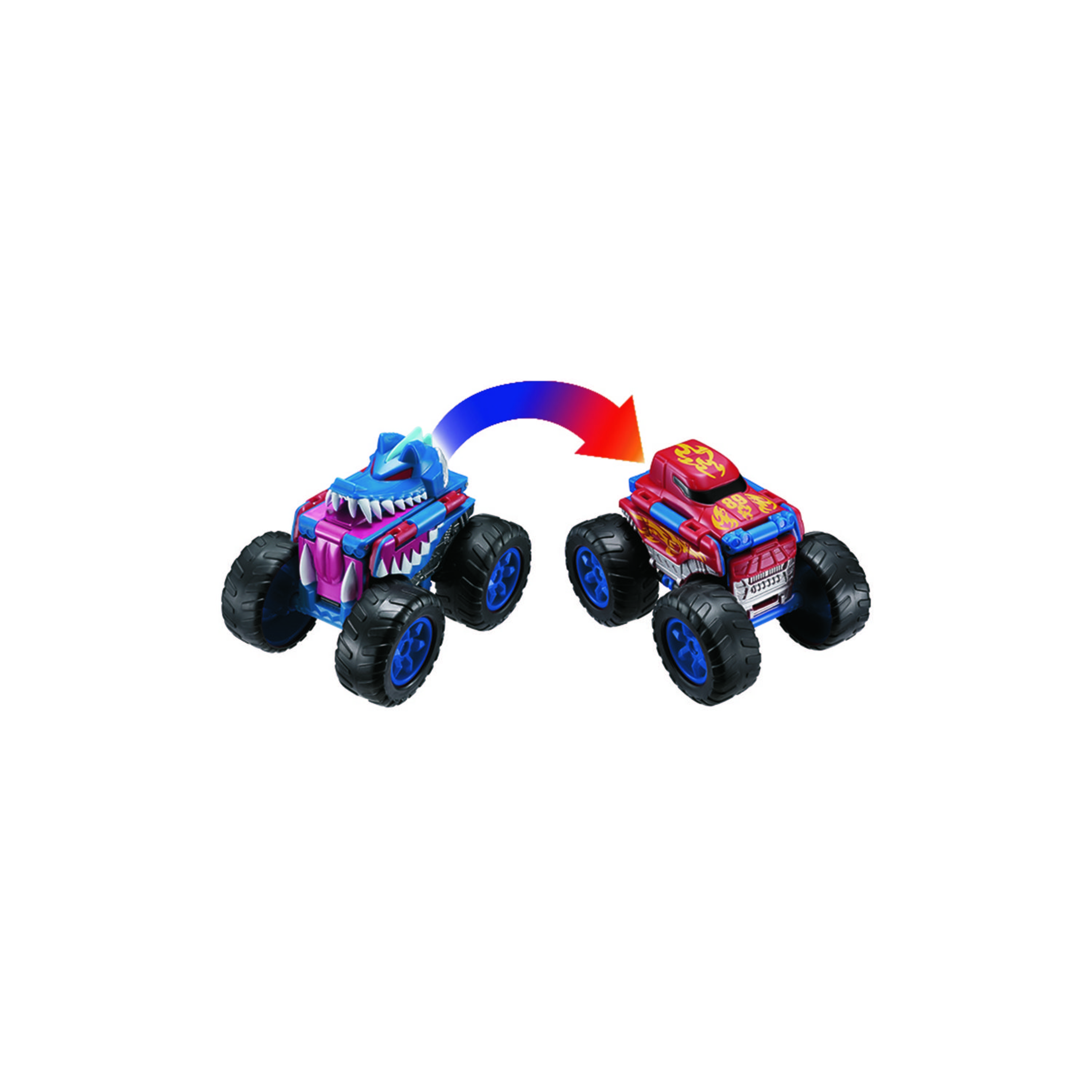Transracers 2-in-1 Flip Vehicle Monster Wolf Truck-toys-playvehicles-cars-image-1