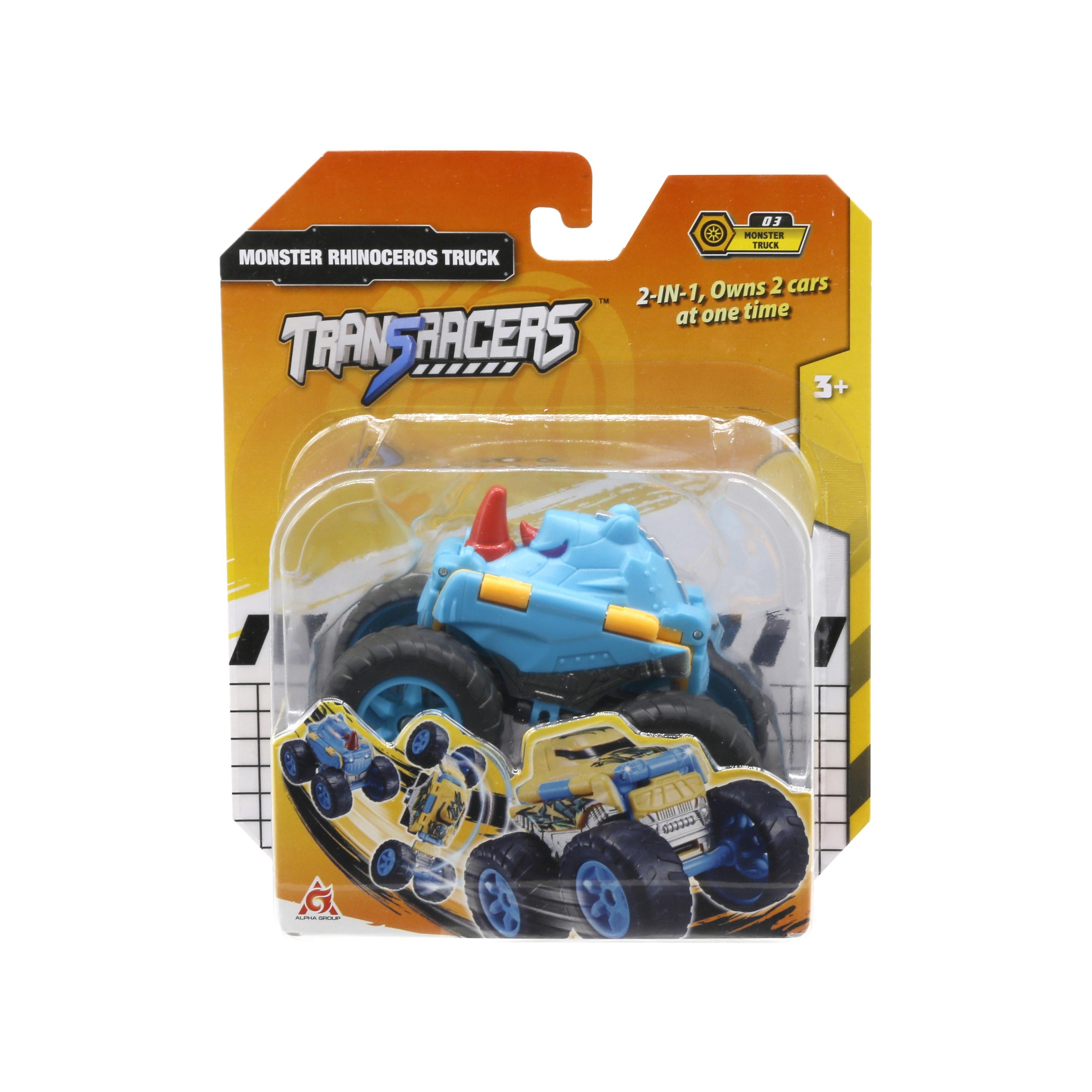 Transracers 2-in-1 Flip Vehicle Monster Rhinoceros Truck-toys-playvehicles-cars-image-2