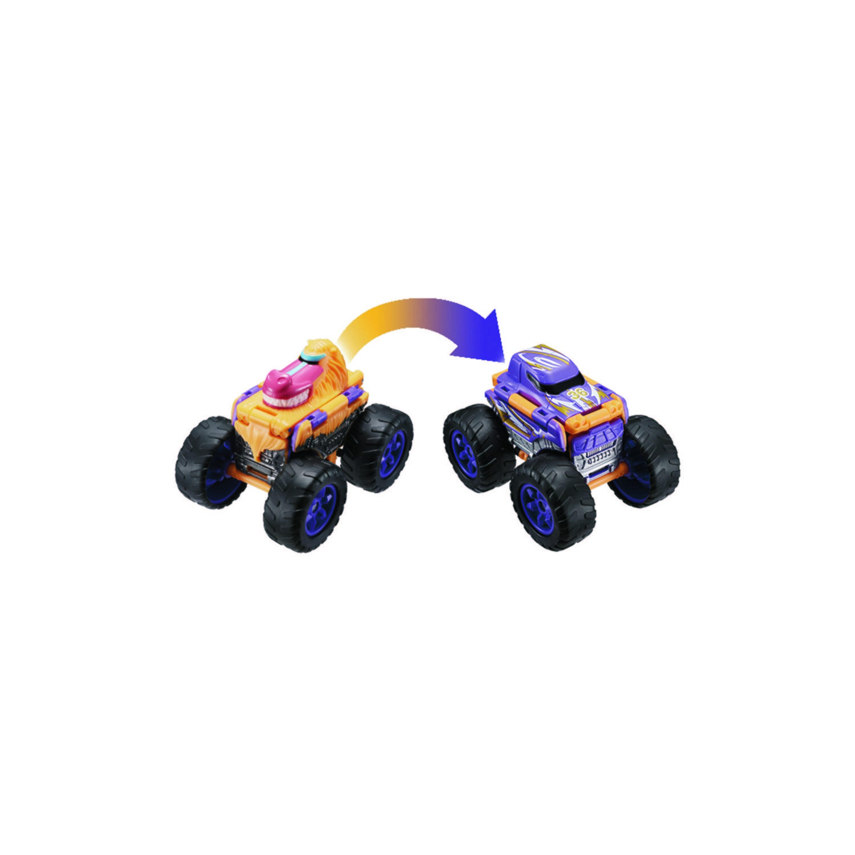 Transracers 2-in-1 Flip Vehicle Monster Gorilla Truck-toys-playvehicles-cars-image-1