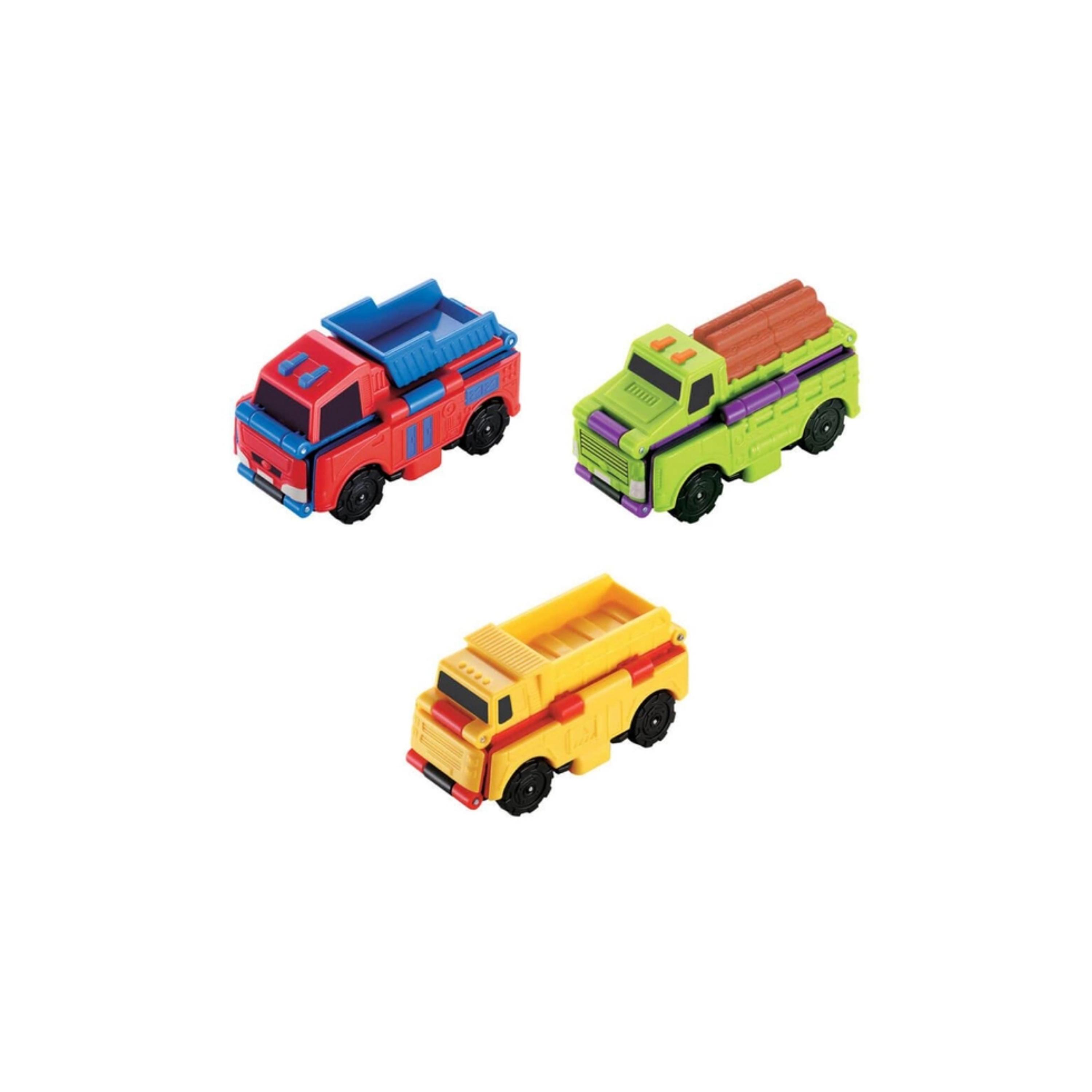 Transracers 3-Piece Blister Card Pack Of Construction Vehicle-toys-playvehicles-cars-image-1