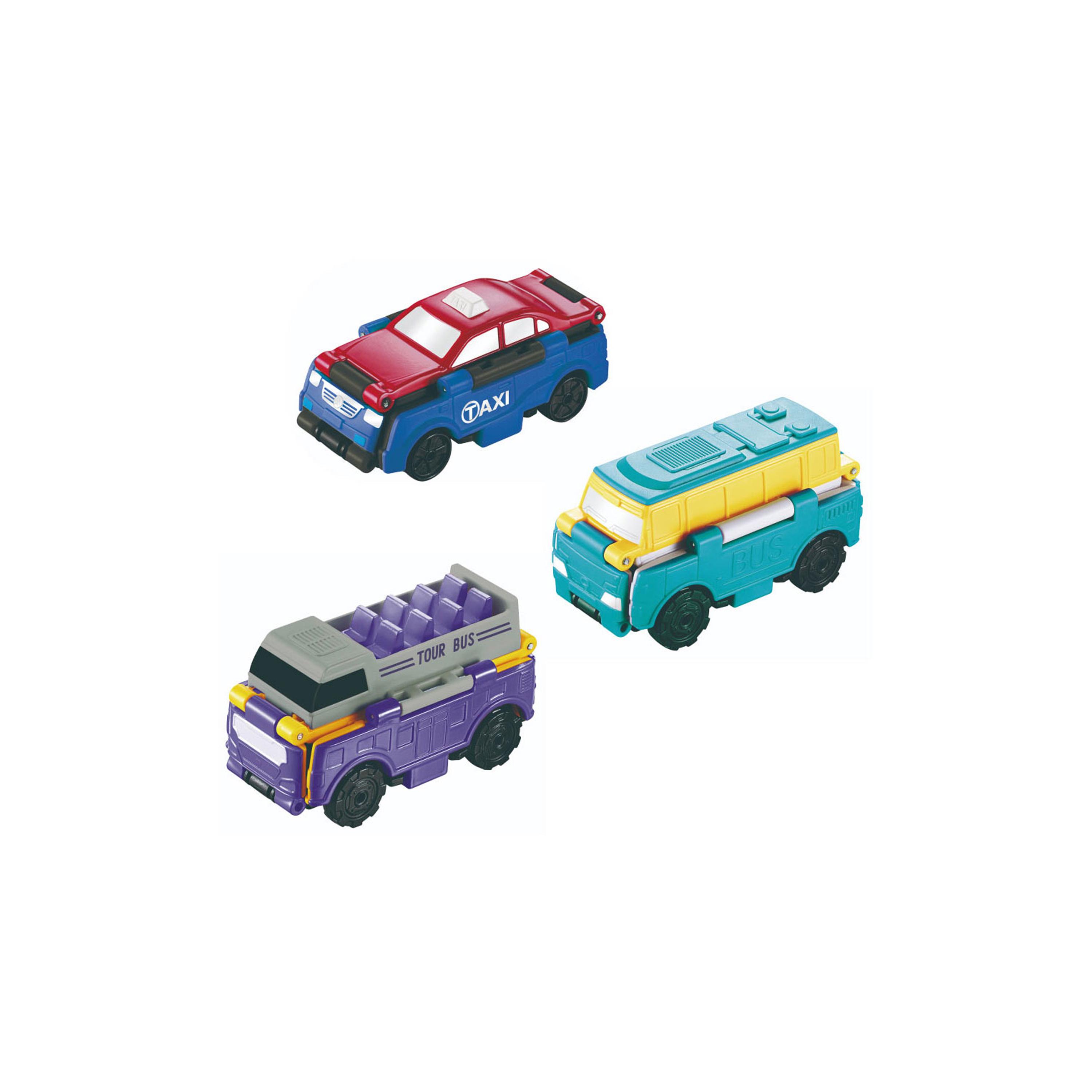 Transracers 3-Piece Blister Card Pack Of City Vehicle-toys-playvehicles-cars-image-1