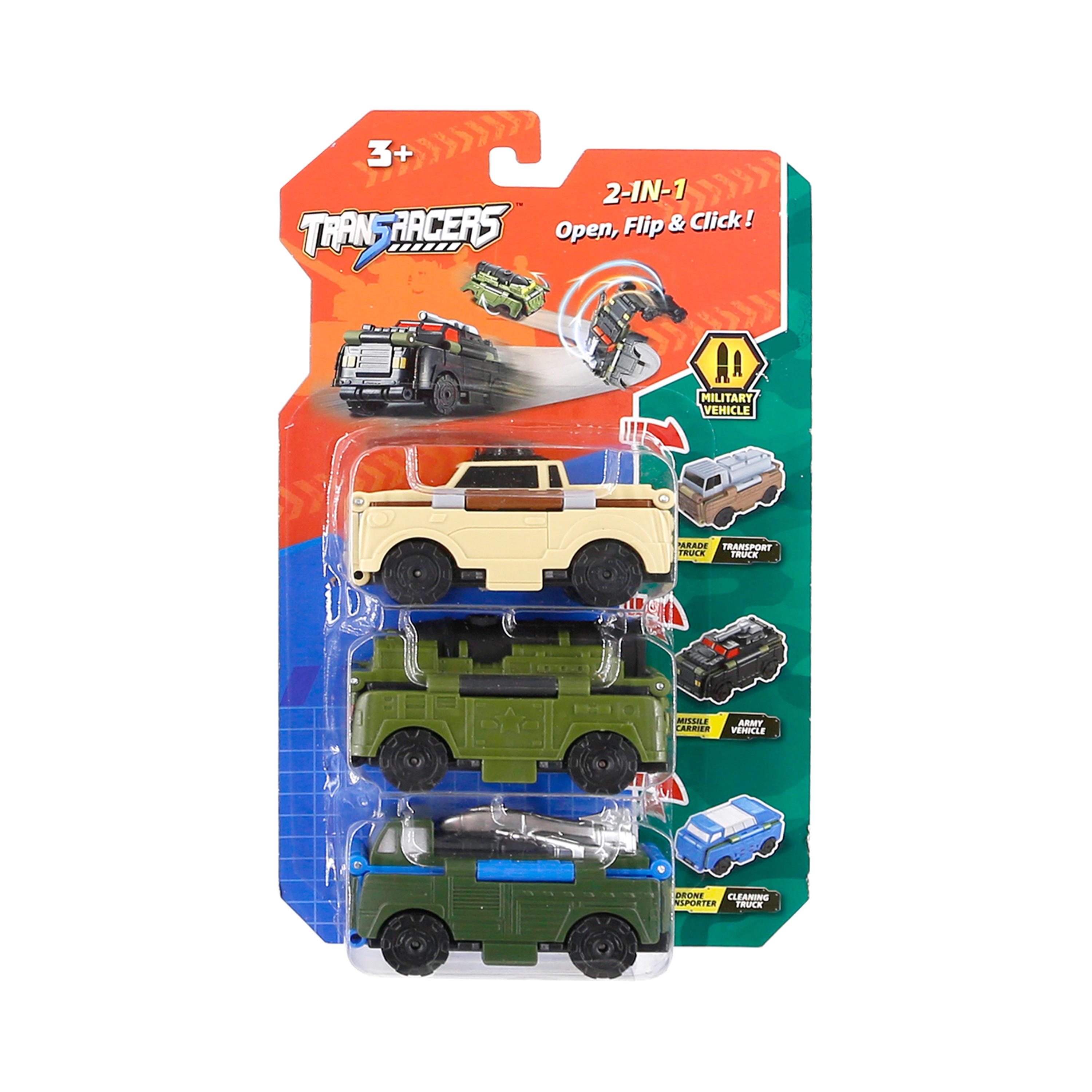 مجموعة بطاقات فقاعية 3 قطع مركبة عسكرية من ترانسريسرز-toys-playvehicles-cars-image-5