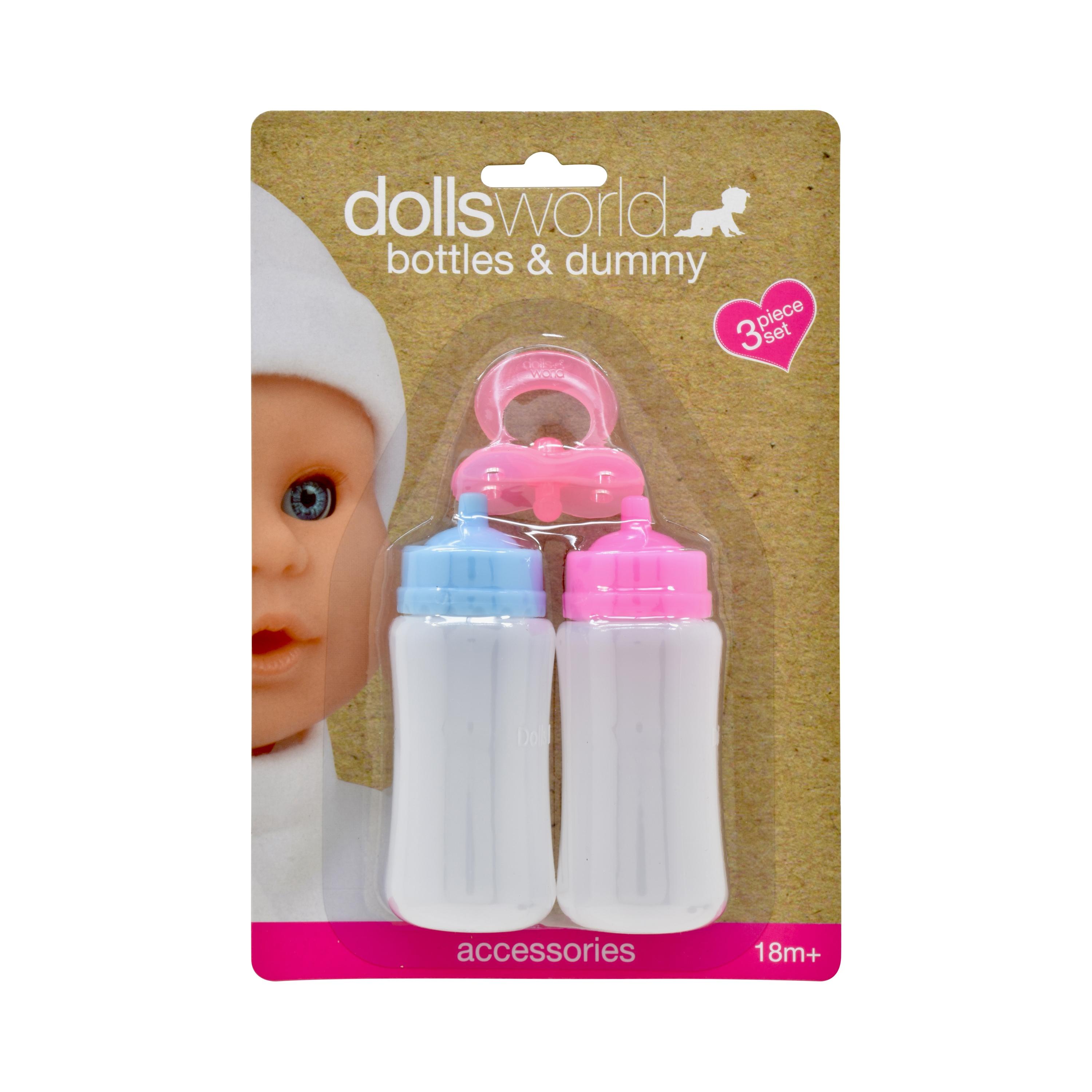 Dolls World 2-Piece Bottles W/Lid and Dummy-toys-dollsandplaysets-dollplaysets-image-2