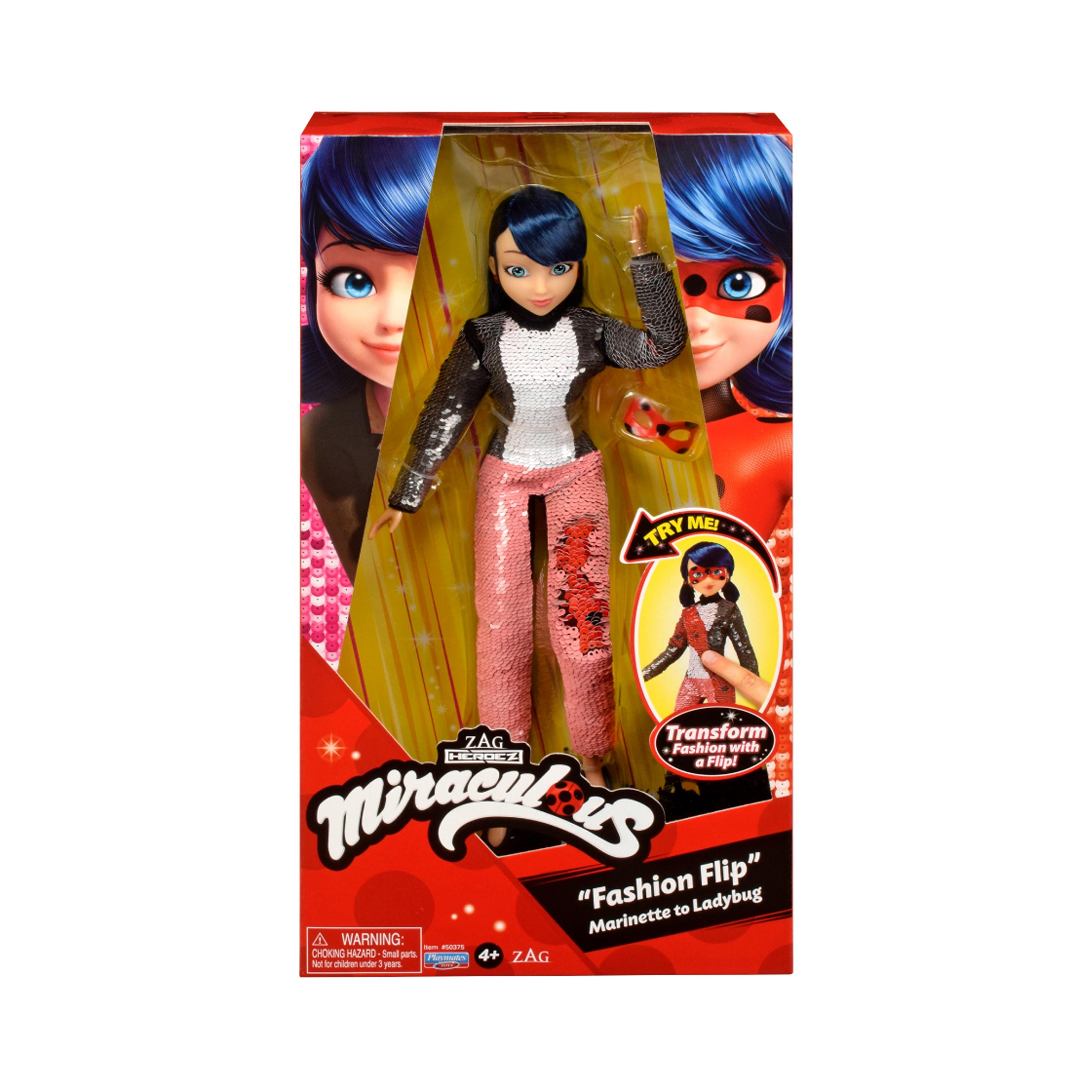 Miraculous Fashion Flip Marinette To Ladybug Figure With Mask-toys-playfigures-actionfigures-image-1