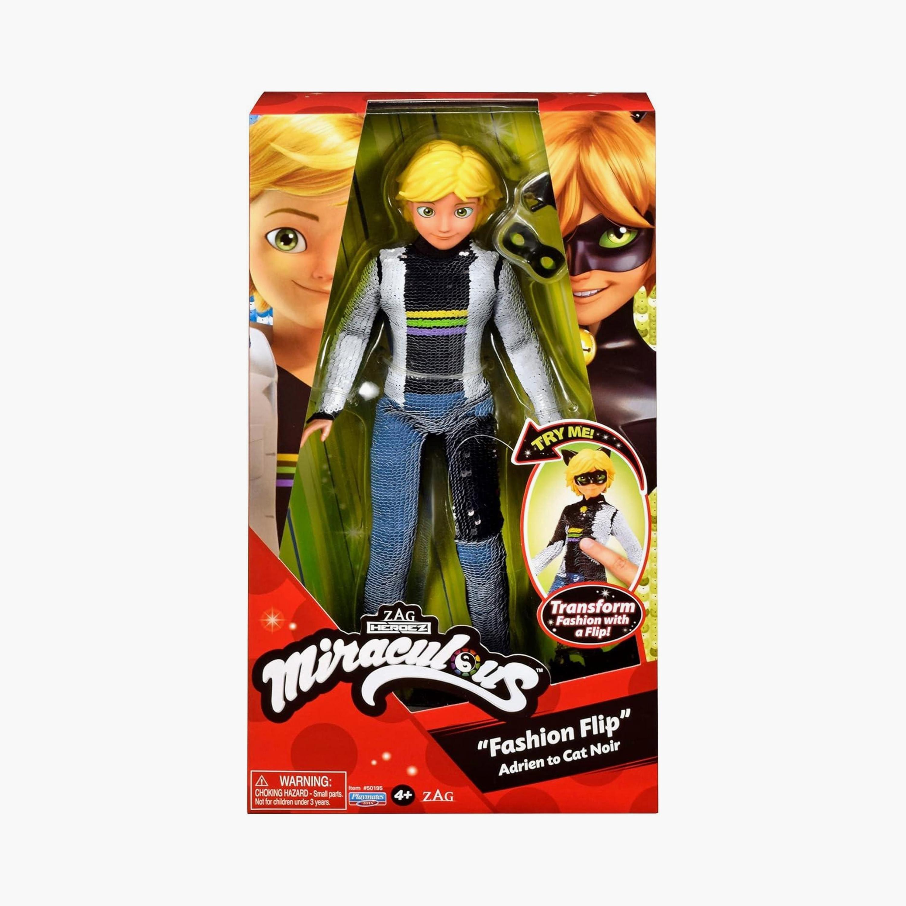 Miraculous Fashion Flip Doll - Adrien To Cat Noir-toys-playfigures-actionfigures-image-2