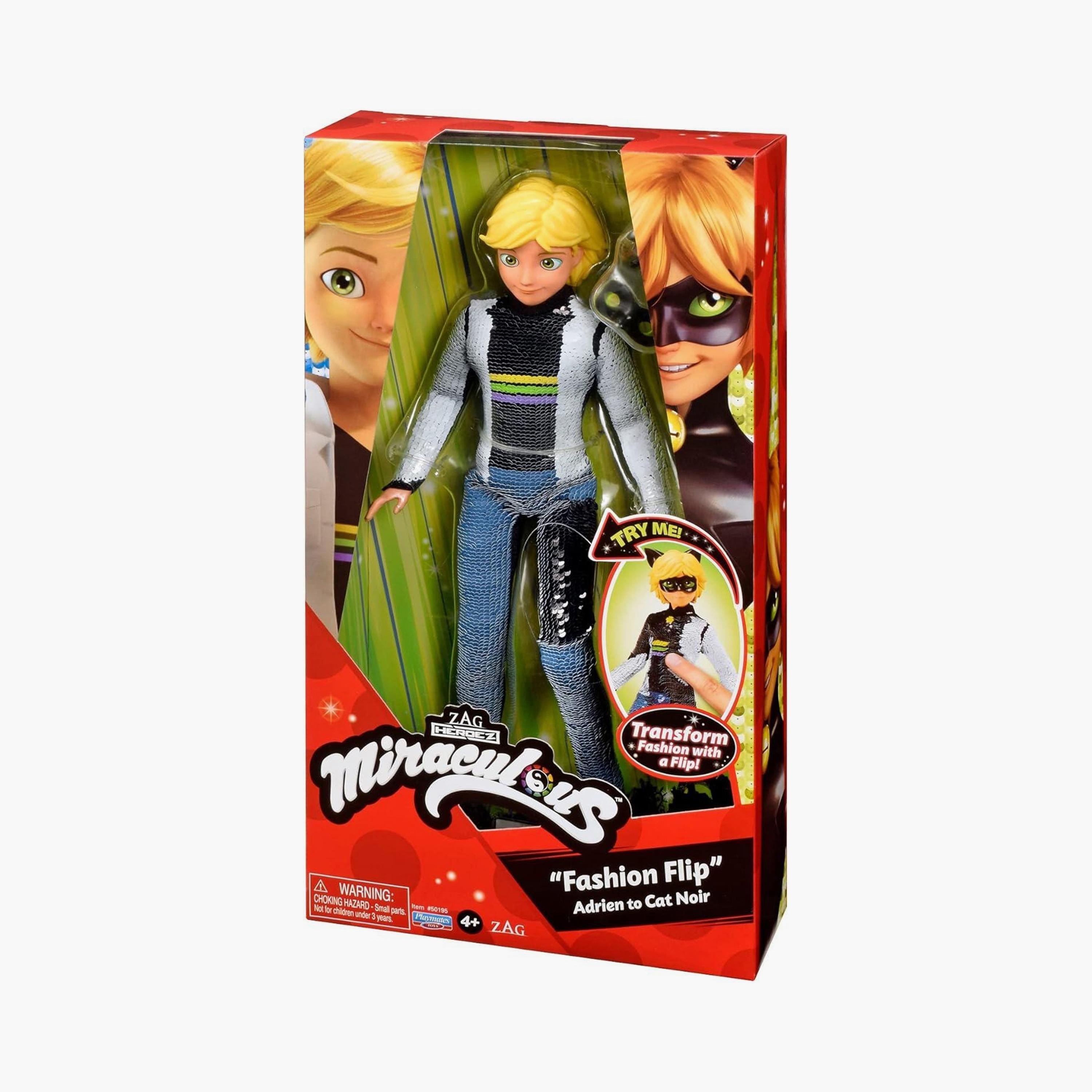 Miraculous Fashion Flip Doll - Adrien To Cat Noir-toys-playfigures-actionfigures-image-3