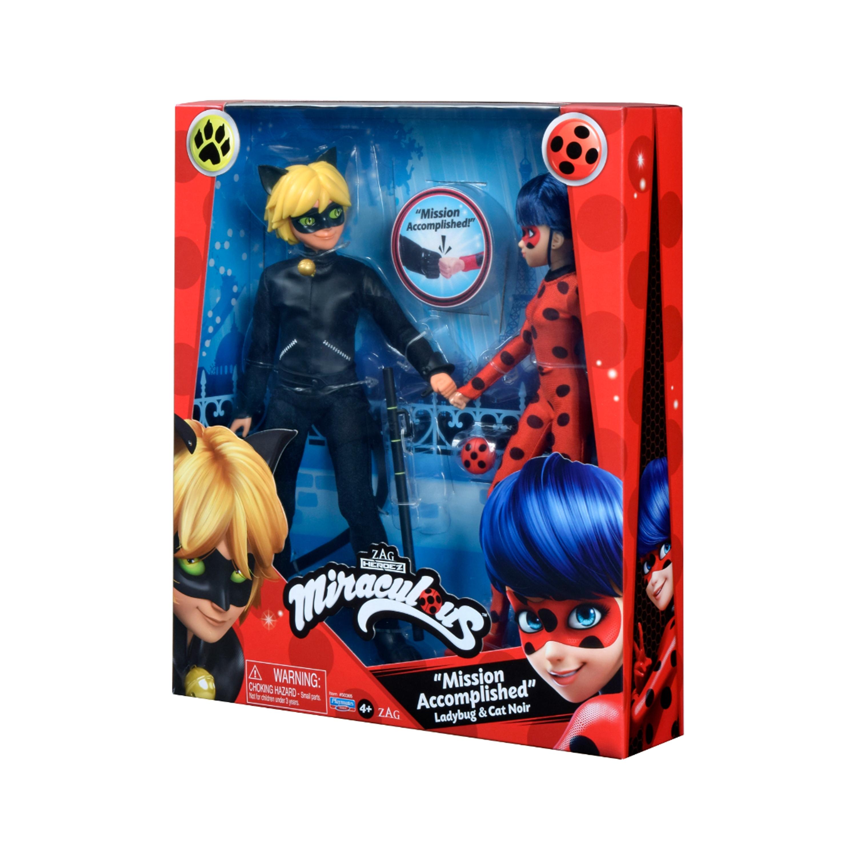 Miraculous 2-Piece Mission Accomplished Ladybug & Cat Noir Figures-toys-playfigures-actionfigures-image-3