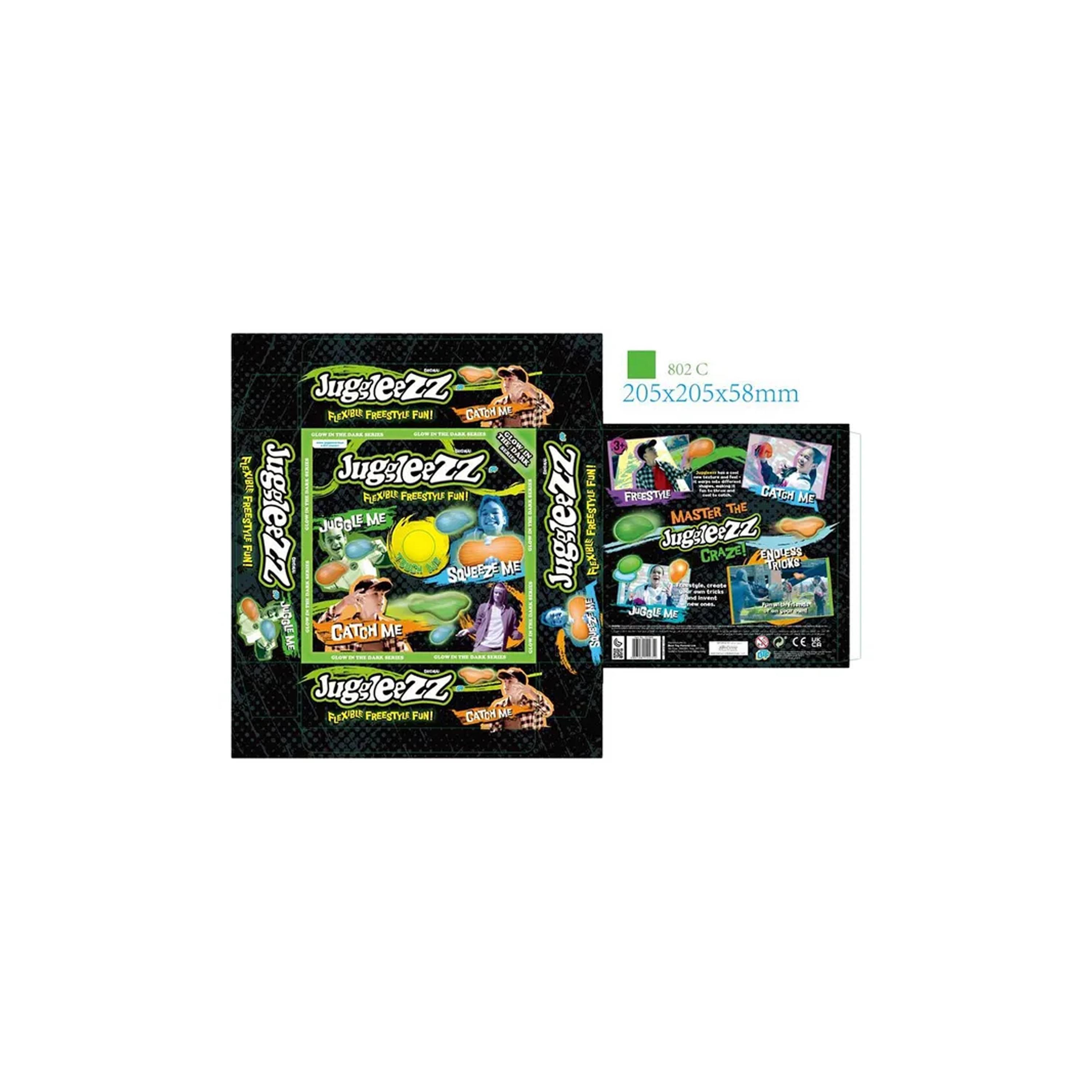 Juggleezz Flexible Ball - Glow In The Dark Colours Series-toys-outdoor-sports-image-2