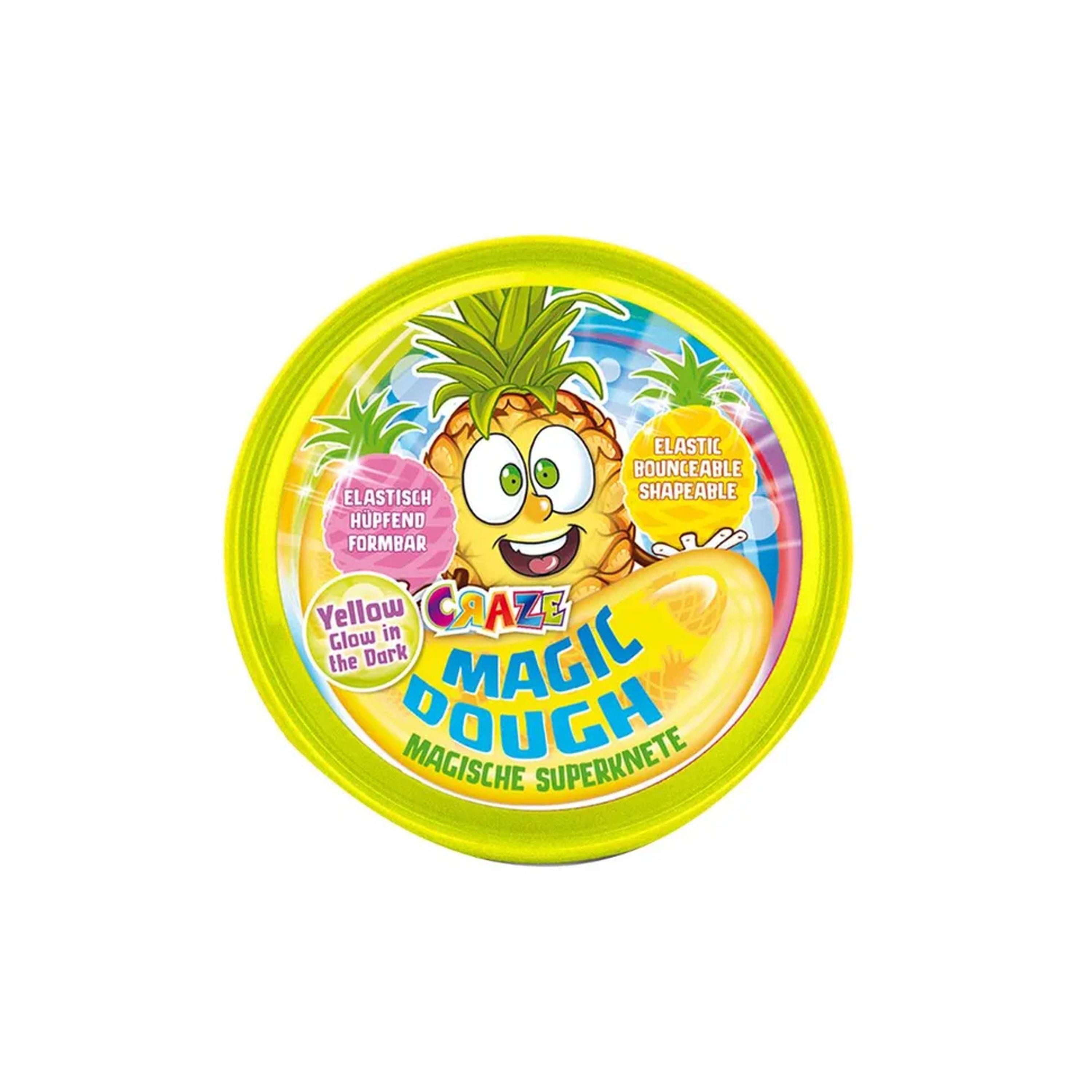 Craze Glow In Magic Dough -  Pineapple - Dark Yellow-school-artsandcrafts-image-1