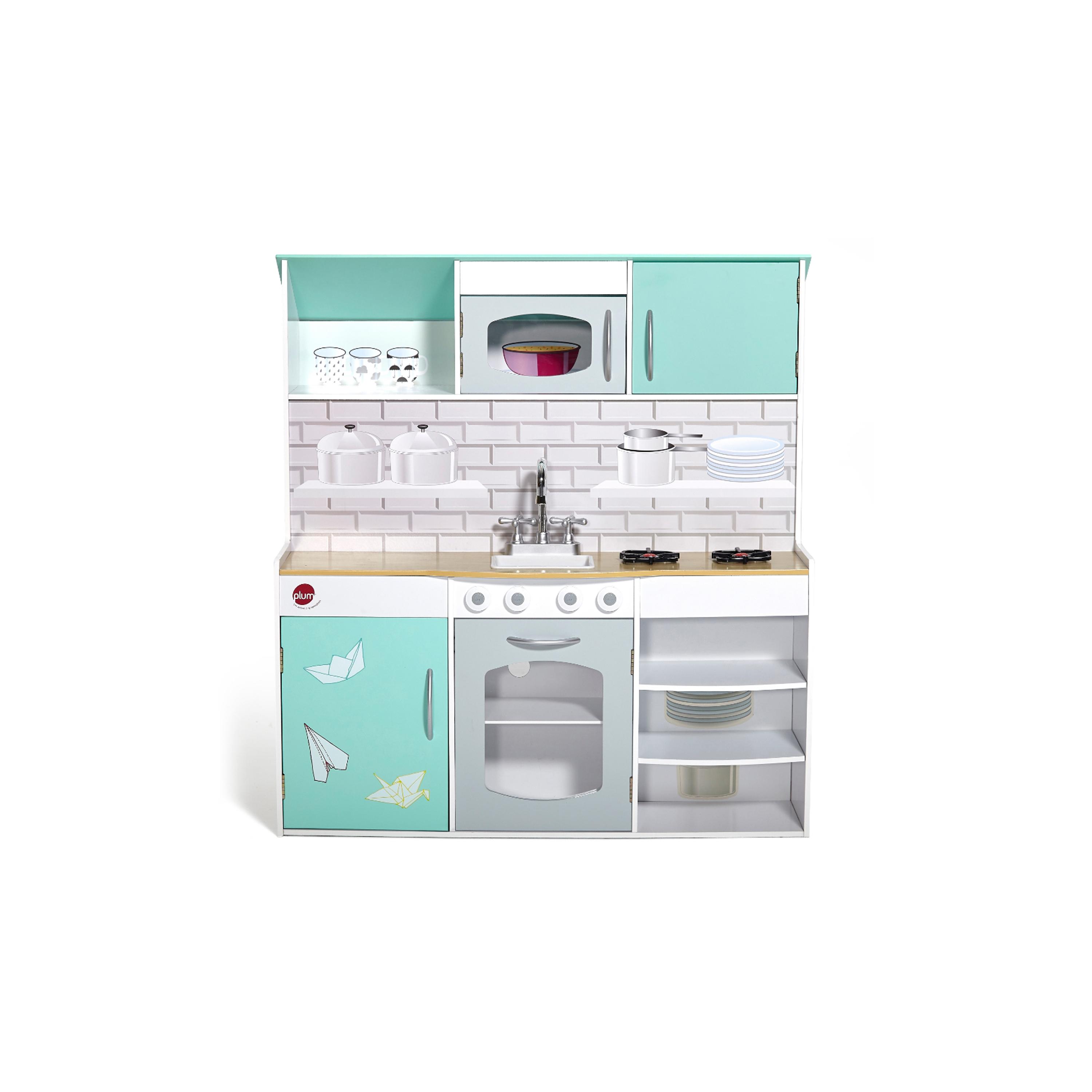 Plum Peppermint Townhouse 2-In-1 Play Kitchen & Dolls House-toys-roleplay-kitchensets-image-1