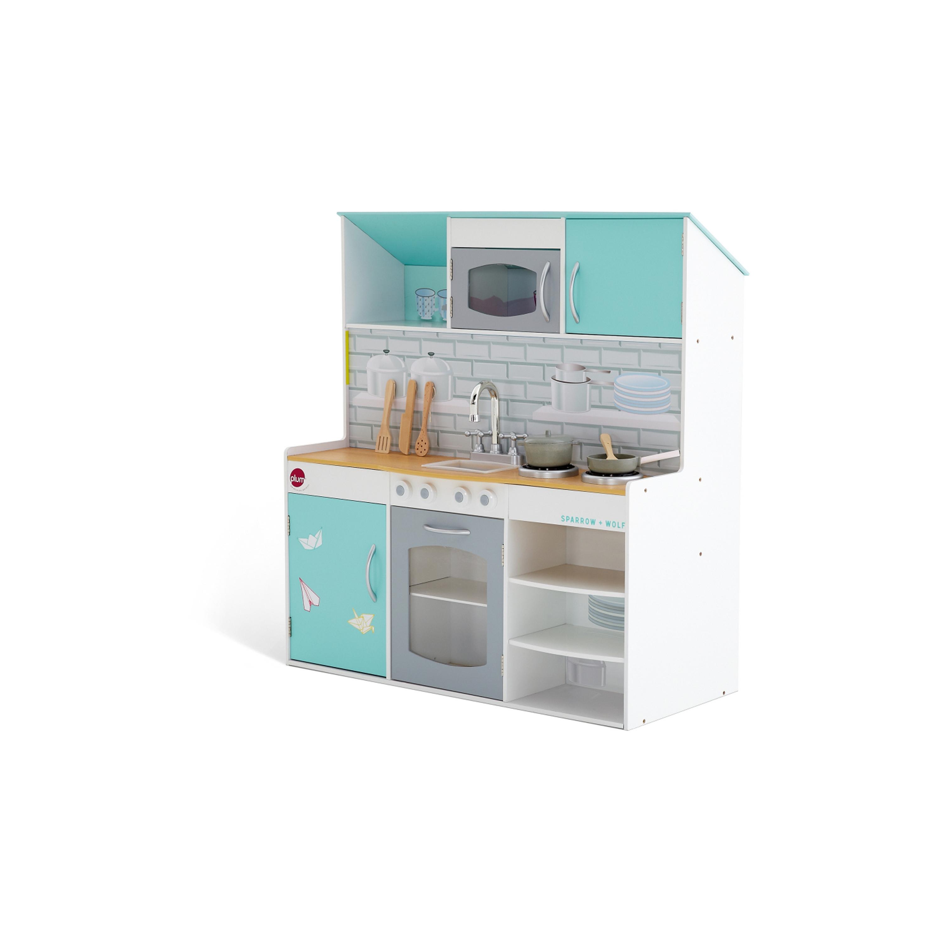 Plum Peppermint Townhouse 2-In-1 Play Kitchen & Dolls House-toys-roleplay-kitchensets-image-5