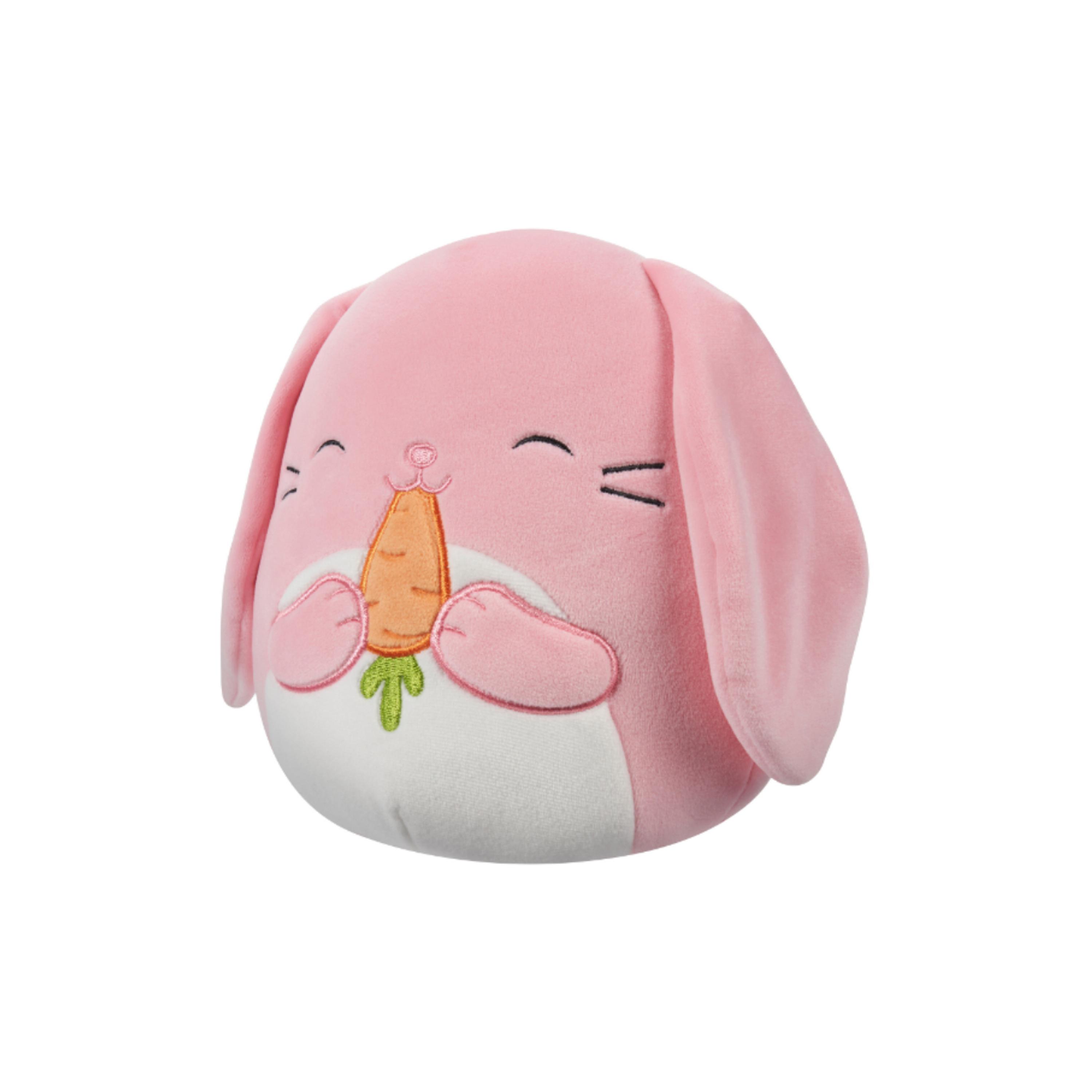 Squishmallow 3.5'' Bop the Pink Bunny with Carrot Clip-on Plush Toy-toys-plushsofttoys-animals-image-2