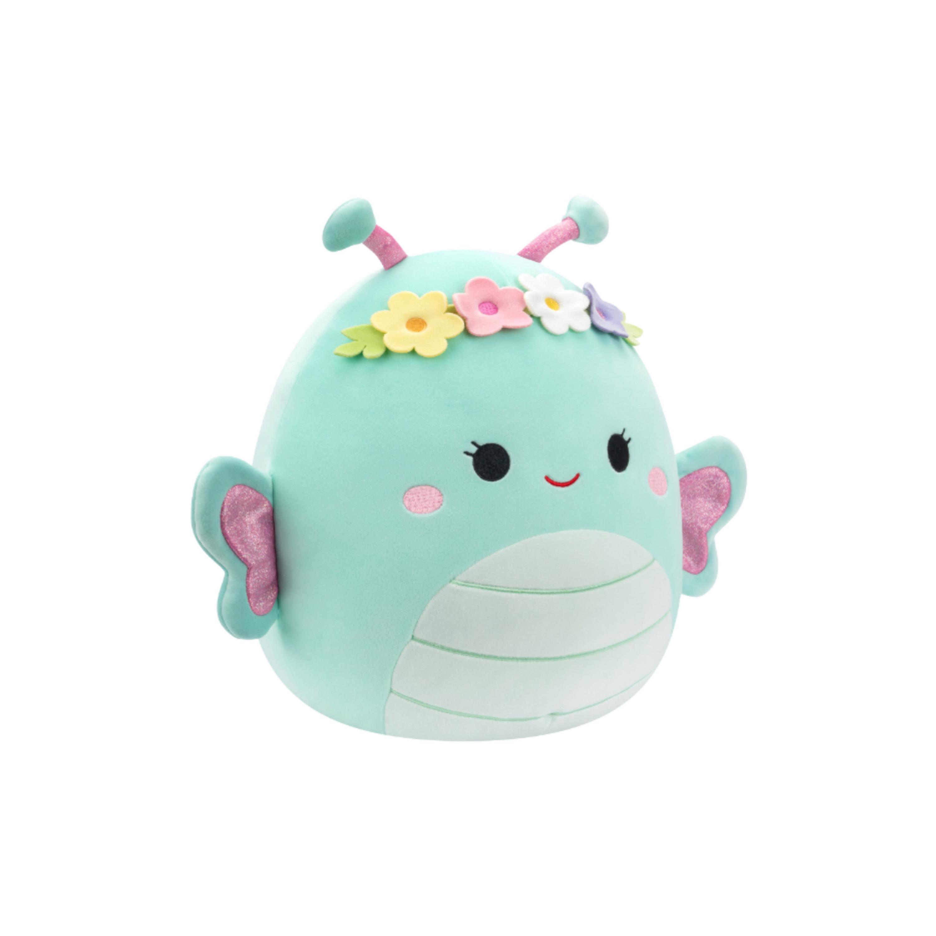 Squishmallow 3.5'' Reina the Green Butterfly Clip-on Plush Toy-toys-plushsofttoys-animals-image-2