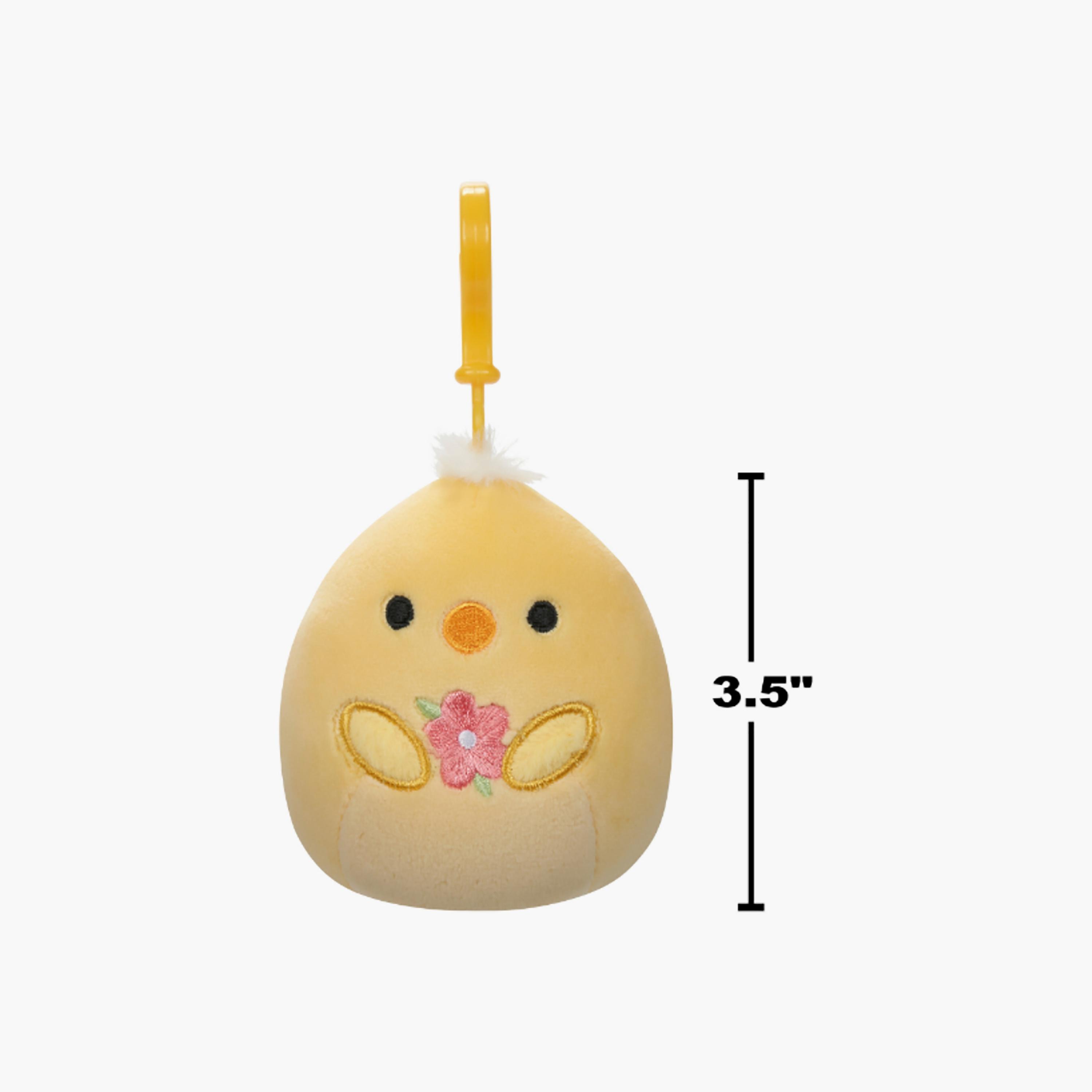 لعبة تريستان ذا تشيك الصفراء بمشبك القطيفة مقاس 3.5 بوصة من سكويشمالوز-toys-plushsofttoys-animals-image-1