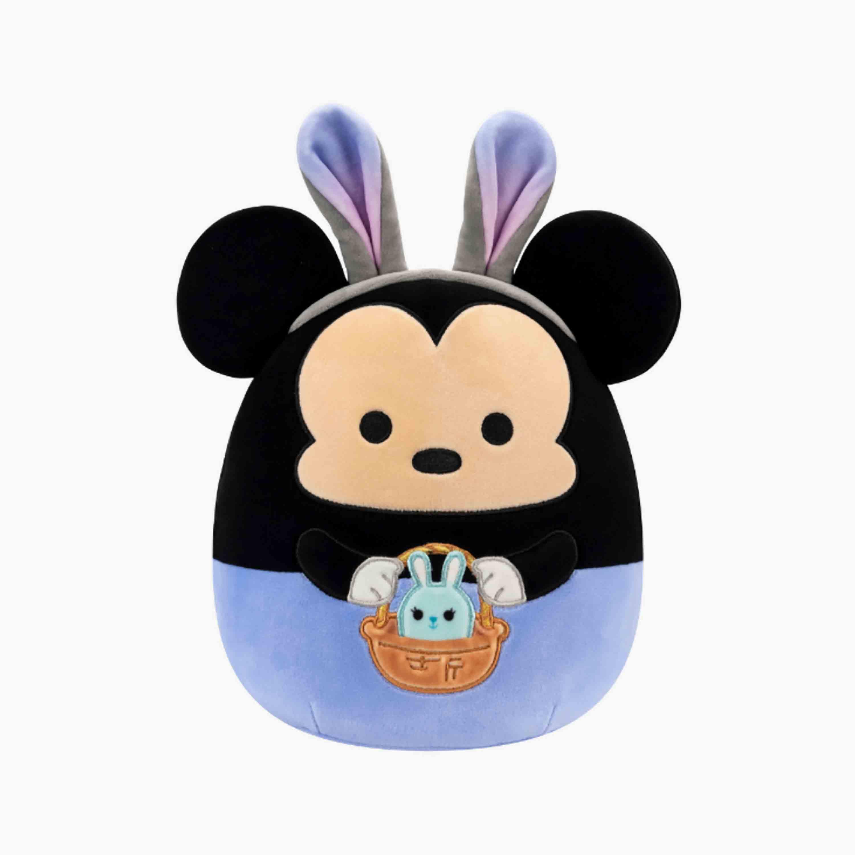 Squishmallows 8" Mickey in Blue Pants Bunny Ears Plush Toy-toys-plushsofttoys-animals-image-1