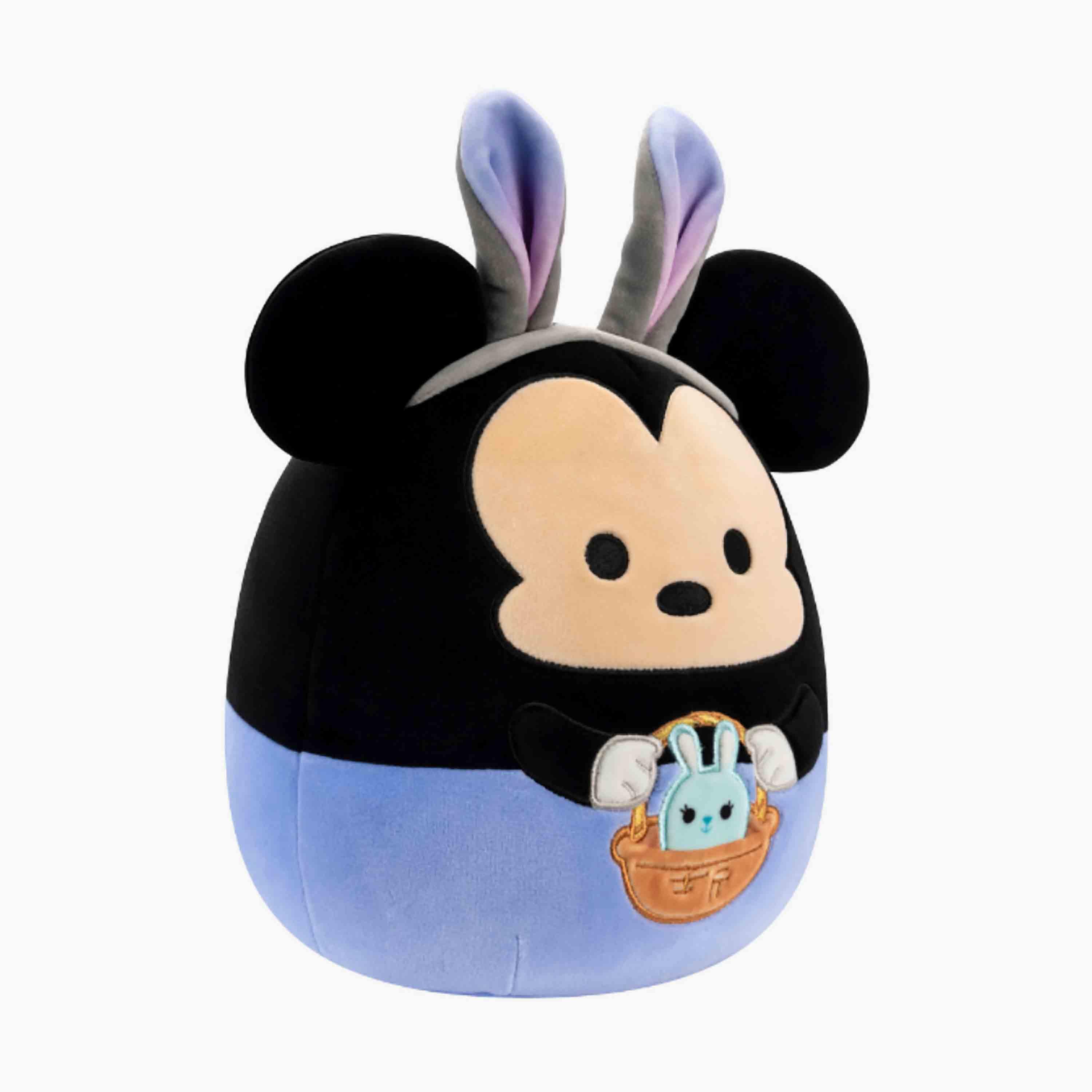 Squishmallows 8" Mickey in Blue Pants Bunny Ears Plush Toy-toys-plushsofttoys-animals-image-2