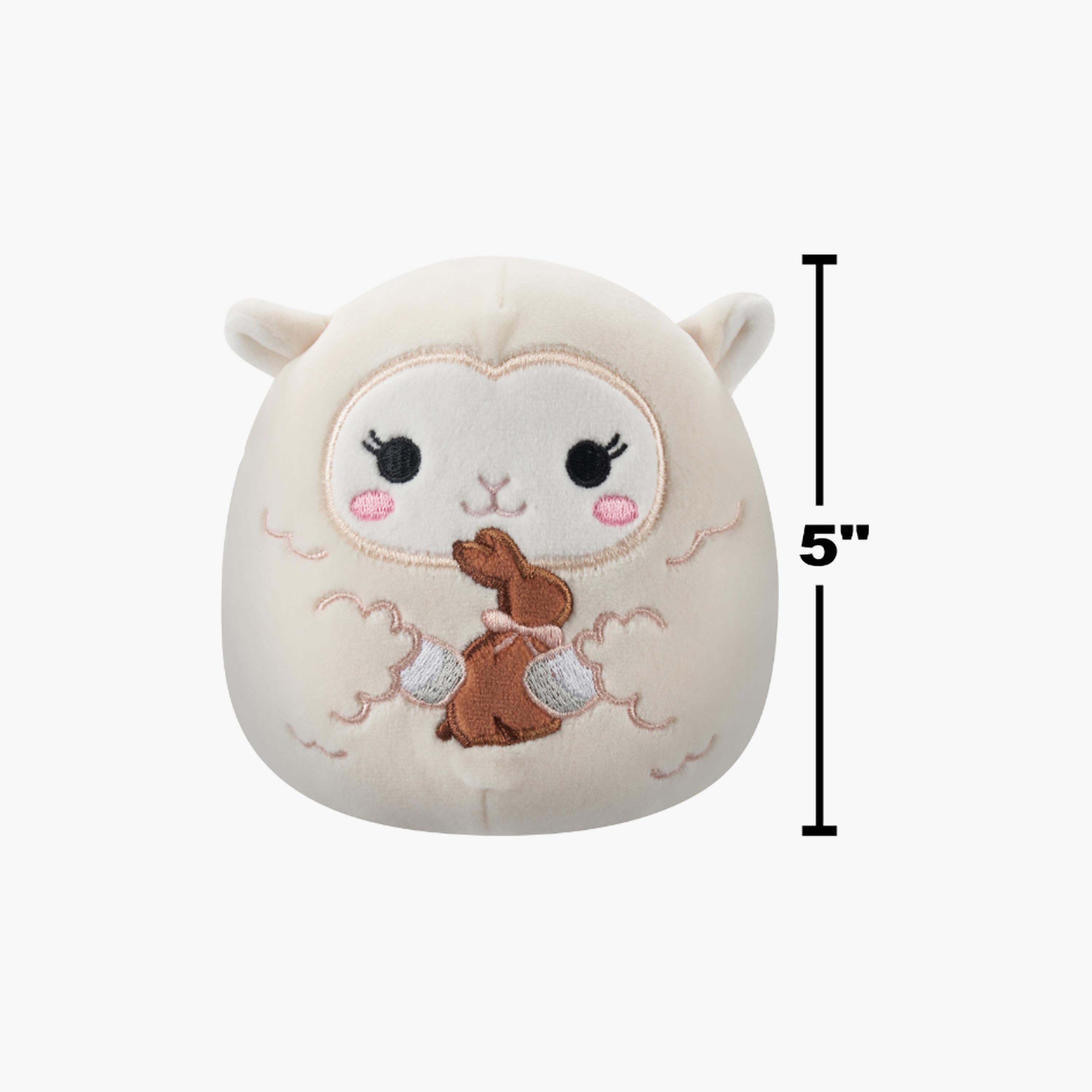 لعبة صوفي الحمل القطيفة مقاس 5 بوصة من سكويشمالوز-toys-plushsofttoys-animals-image-5