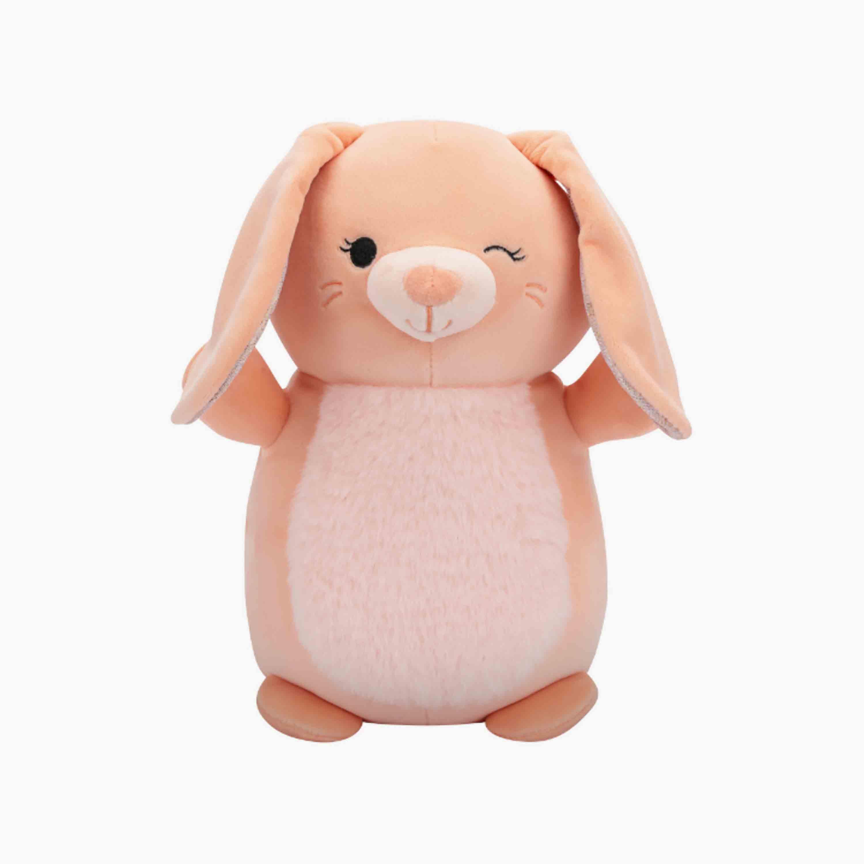 Squishmallows 10'' Satine the Peach Bunny Hugmee Plush Toy-toys-plushsofttoys-animals-image-1