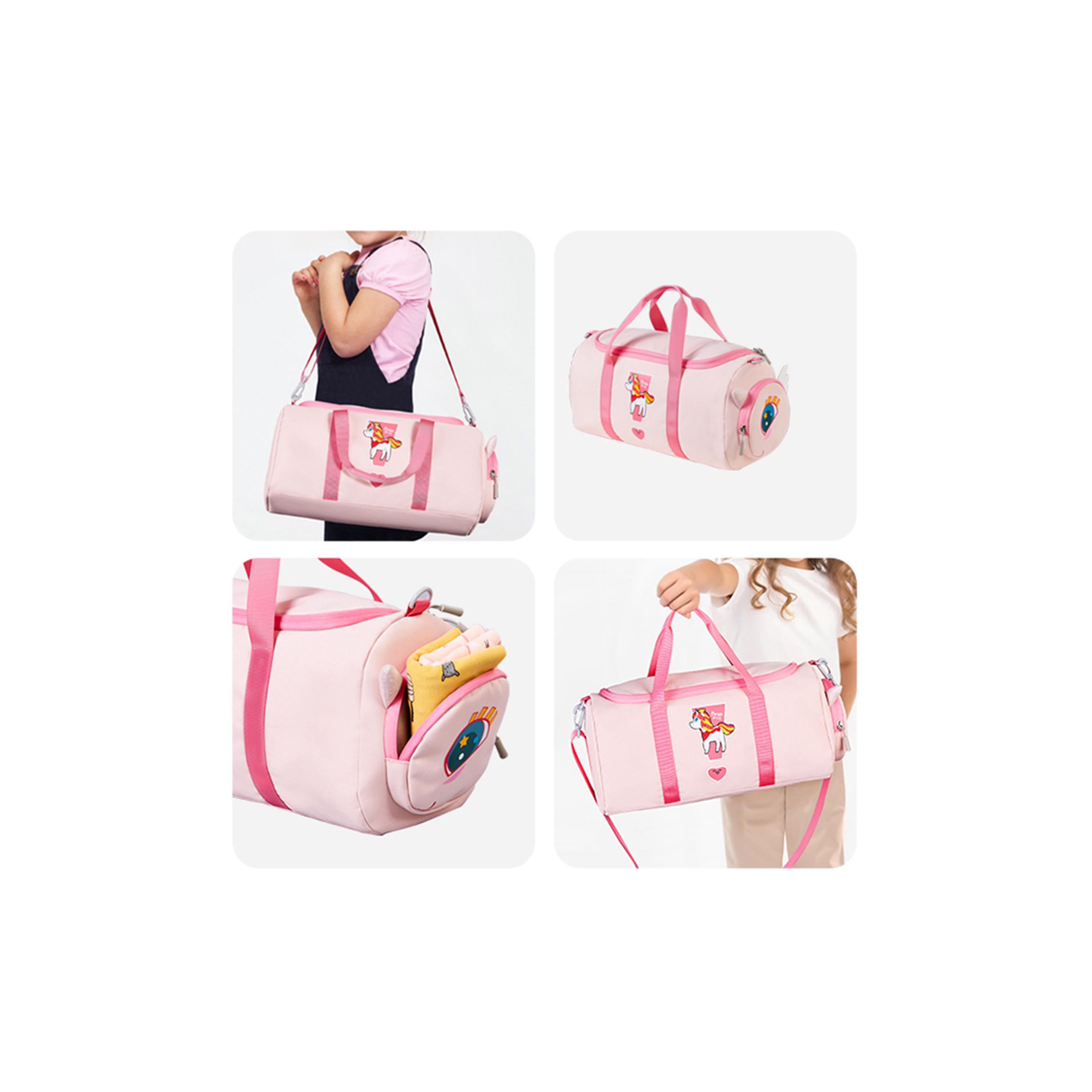 Nohoo Unicorn Printed Backpack - Pink-travel-kidstrolleyandbags-image-2