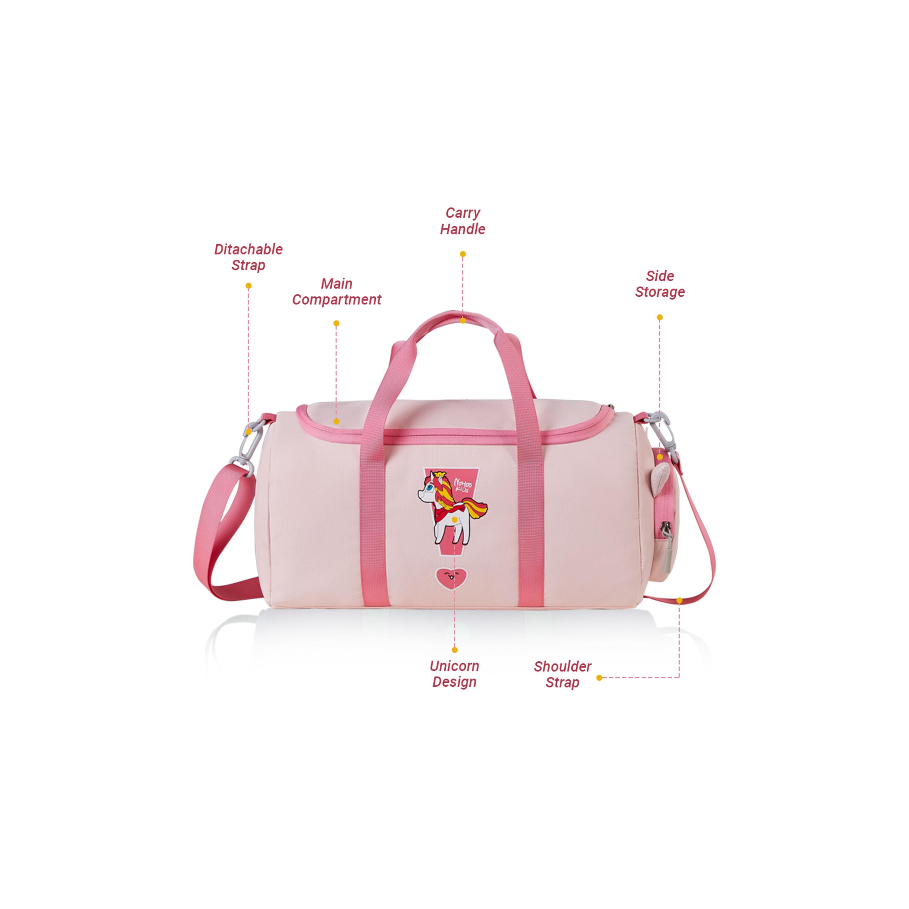 Nohoo Unicorn Printed Backpack - Pink-travel-kidstrolleyandbags-image-6