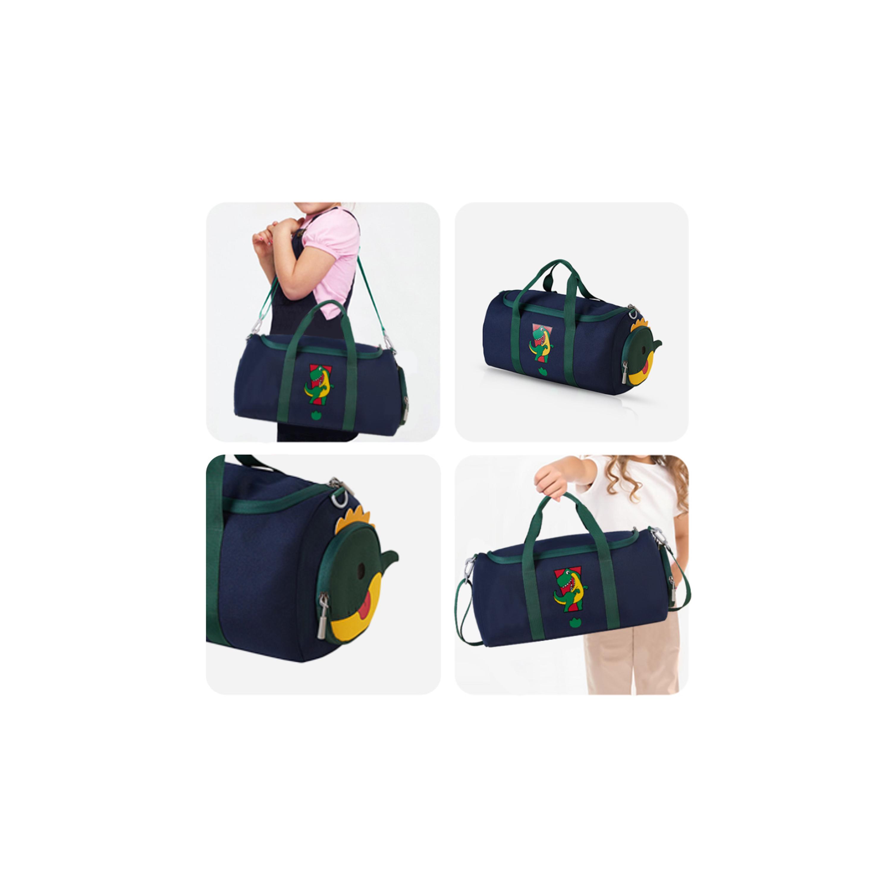 Nohoo Dino Printed Backpack - Blue-travel-kidstrolleyandbags-image-3